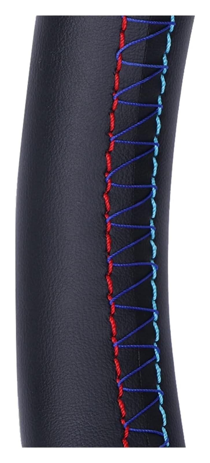 Für F&ord Für Kuga 2008-2011 Für Focus 2 2005-2011 Für C-MAX Braid Anpassen Der Flechtabdeckung Für Das Autolenkrad Auto Lenkrad(Red-Blue line) von SDHECD