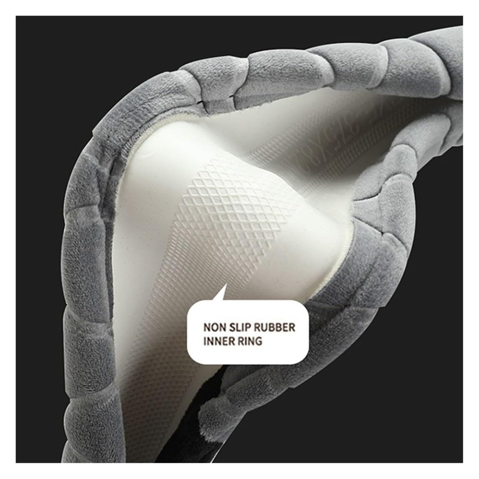 Für Plüsch Auto Lenkrad Abdeckung Winter Warme Weiche Pelz Schutz Abdeckung Universal Handschuh Auto Lenkrad(Grey-Style 1) von SDHECD