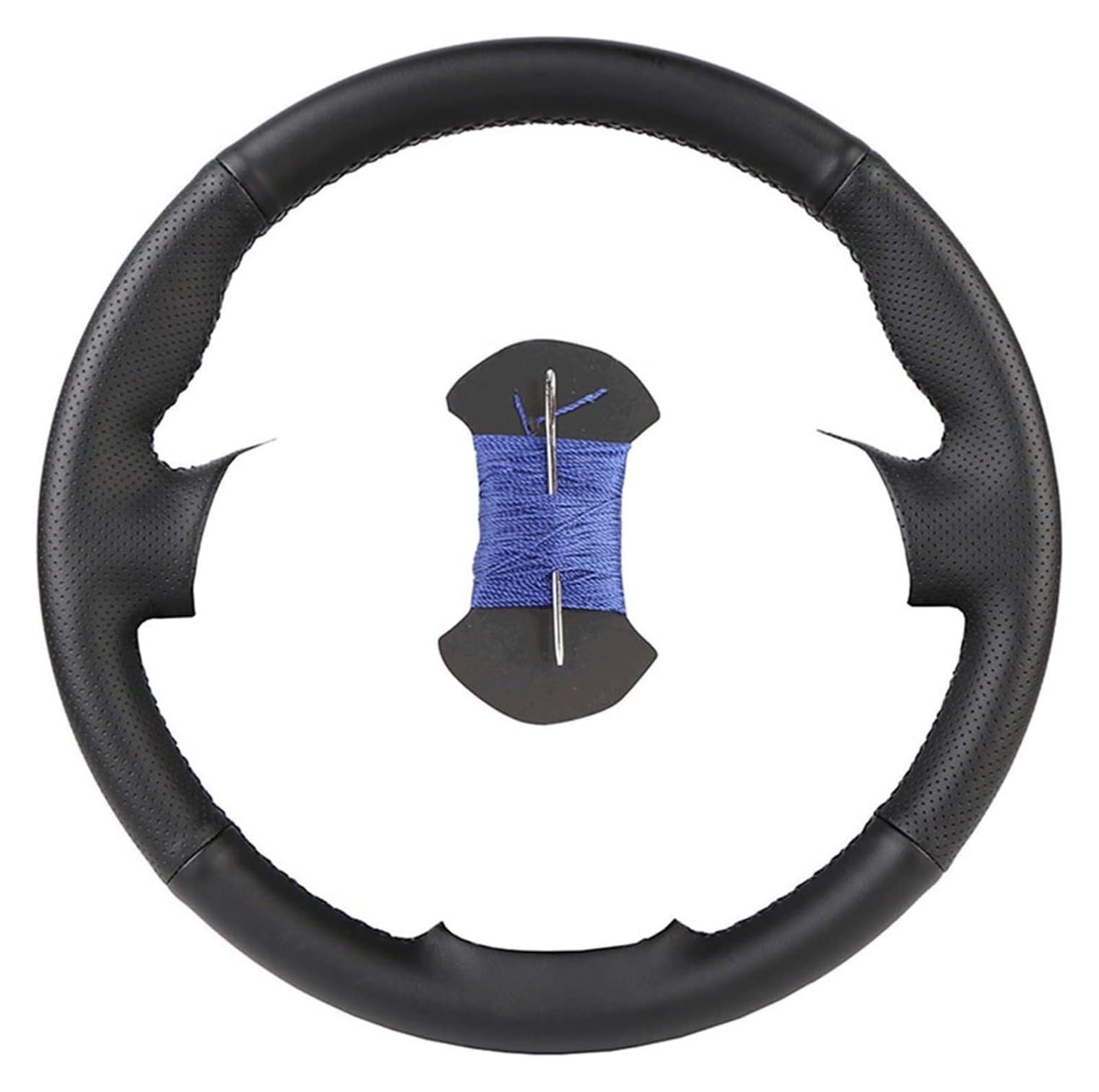 Für T&oyota Für Prado 120 2004-2009 Für Land Cruiser 1995-2007 Für Tacoma Für Hilux Für Volant 2005 2006 Leder-Autolenkradabdeckung Auto Lenkrad(Blau) von SDHECD