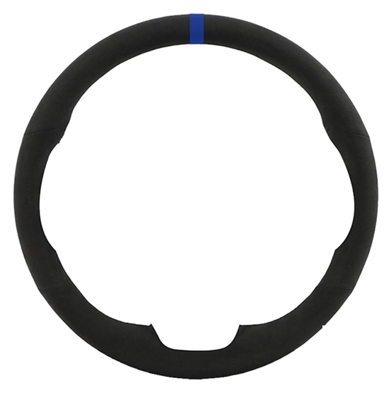 Für VW Für Golf7 Für GTI Für G&olf R MK7 Für Polo Für GTI Für S&cirocco 2015 2016 Für Wildleder Für Geflochtenes rutschfeste Autolenkradabdeckung Auto Lenkrad(Blau) von SDHECD