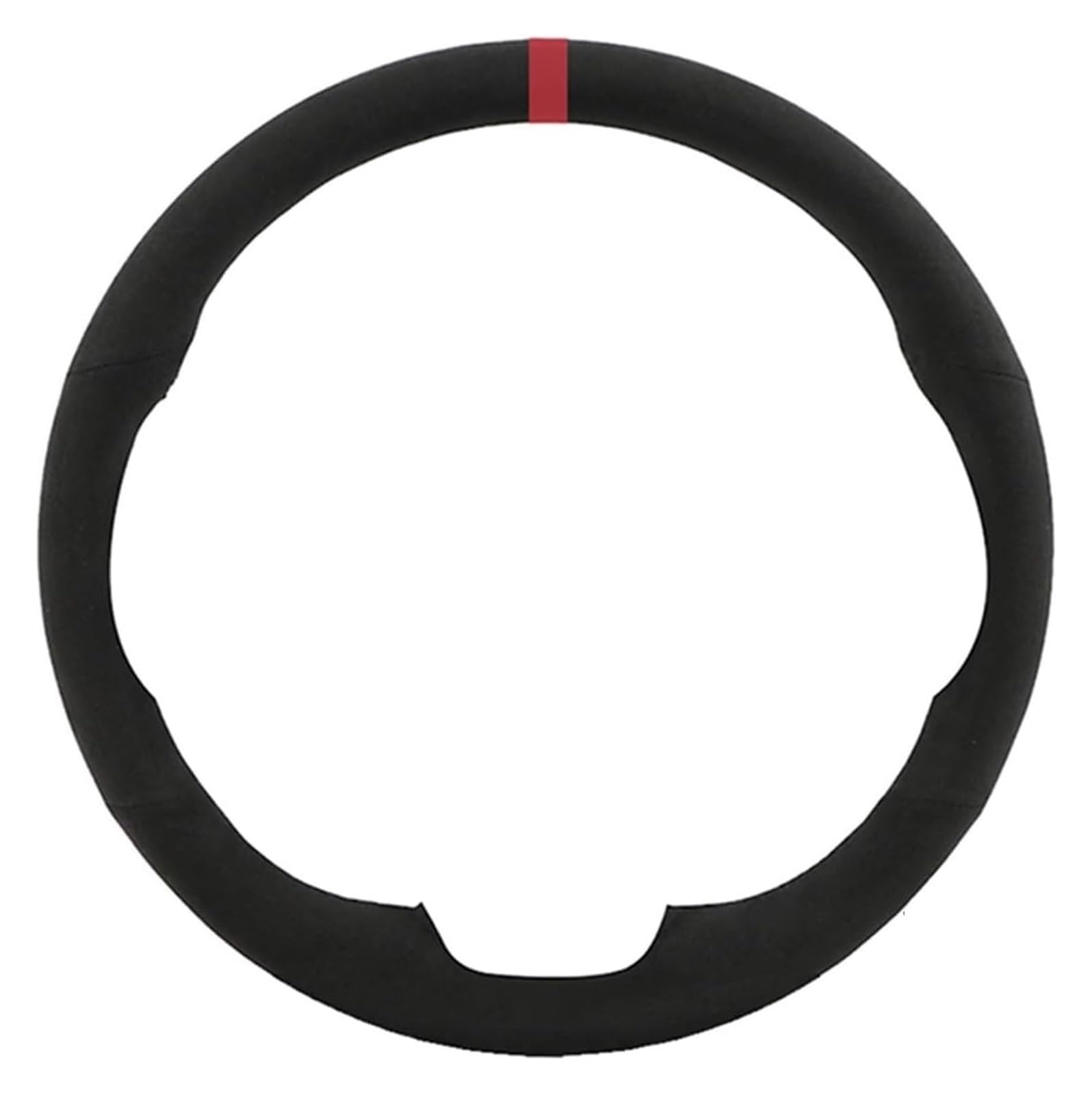 Für VW Für Golf7 Für GTI Für G&olf R MK7 Für Polo Für GTI Für S&cirocco 2015 2016 Für Wildleder Für Geflochtenes rutschfeste Autolenkradabdeckung Auto Lenkrad(rot) von SDHECD