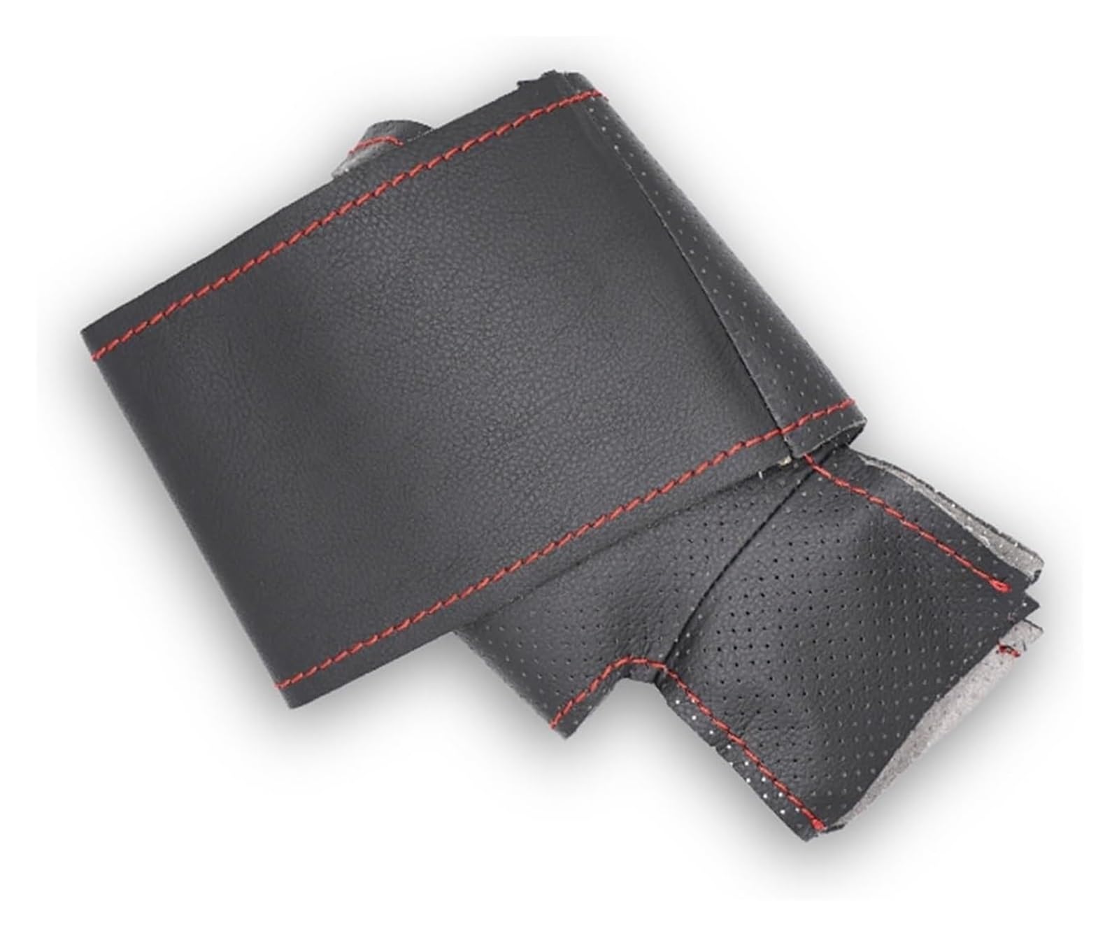 Für Vito 2010-2015 Für Viano W639 2006-2011 Autolenkrad Handgenähte Lederabdeckung Zöpfe Am Lenkrad Auto Lenkrad(Red line) von SDHECD