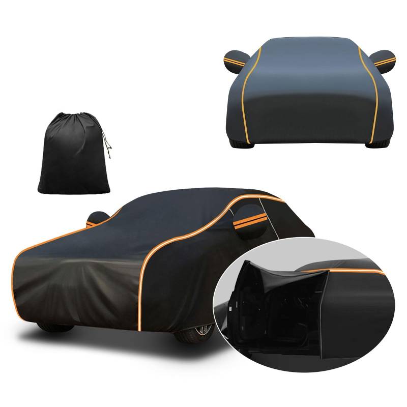 Vollgarage Autoabdeckung für 𝖬ercedes-𝖡enz CLK55 Auto Abdeckplane Wasserdicht Staubdicht Wetterfeste UV Protection Atmungsaktiv Autoplane mit Reißverschluss 01 von SDKFJ