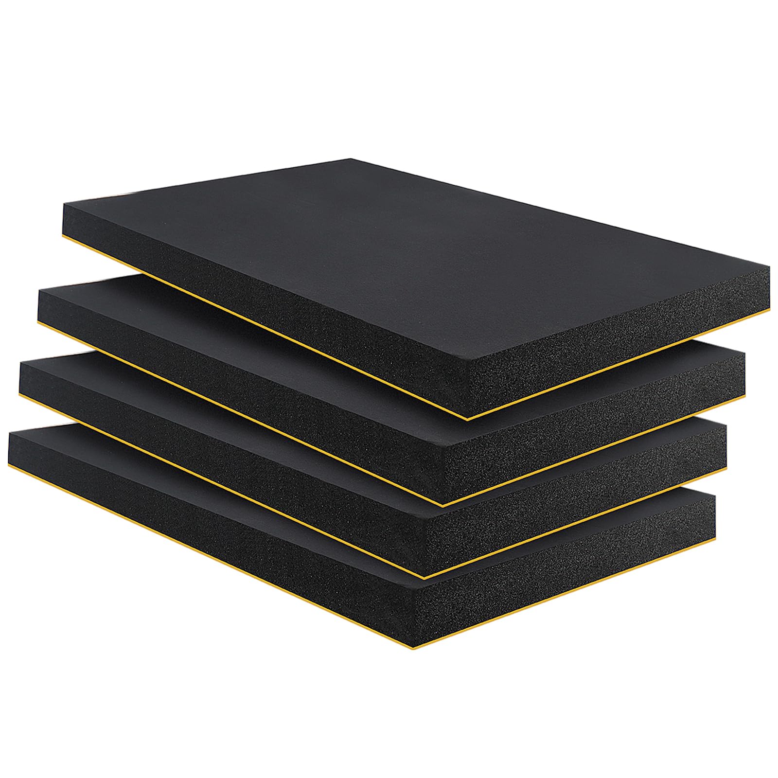 4 Stück Garagen Wandschutz 30x20x2cm Autotür Wandschutz Selbstklebend Schaumstoff Polster Auto Schutz Garage Türkantenschutz für Ihr Auto,Garagenwand und Parkplatz, Schwarz von SDLDEER