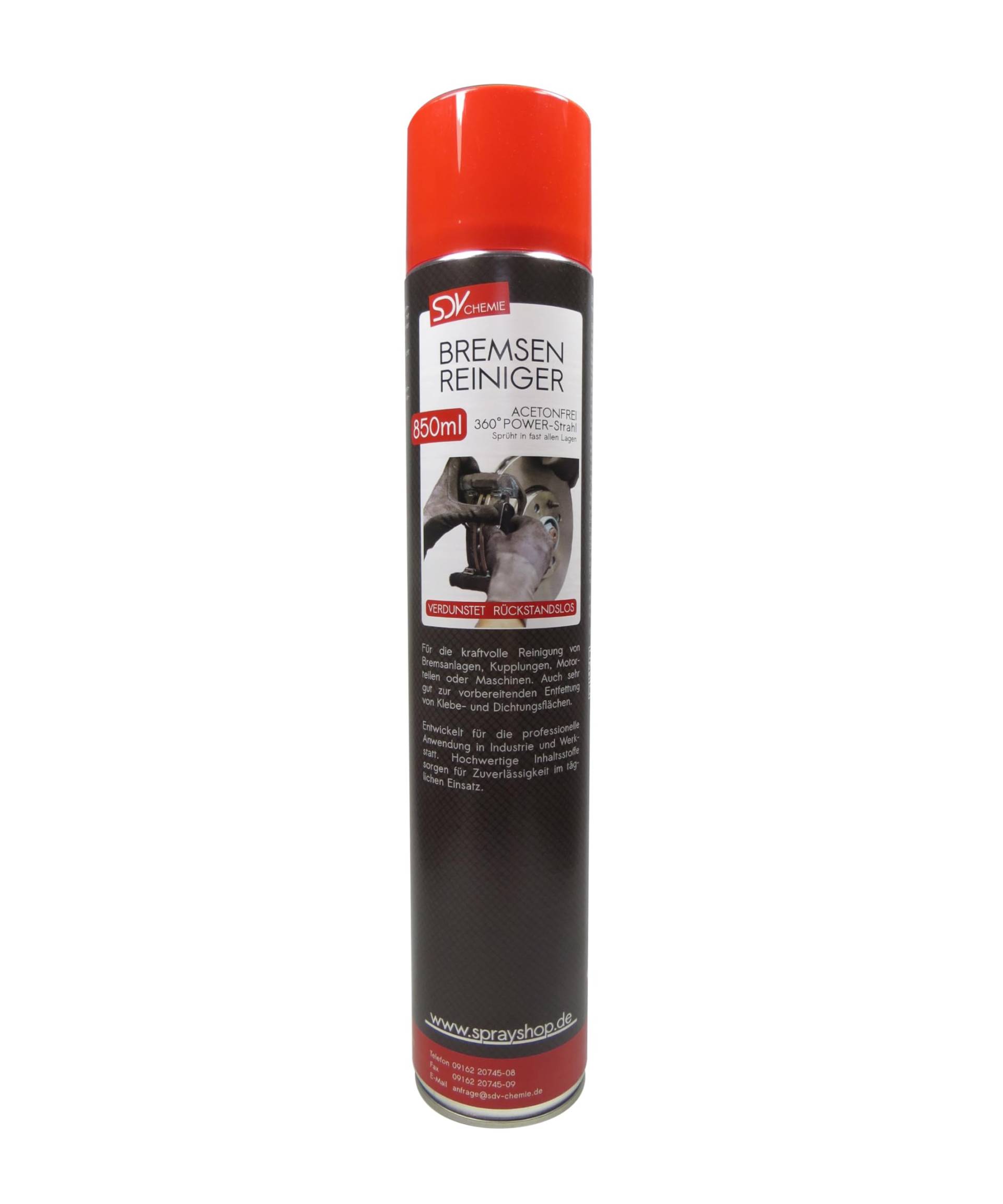 SDV Chemie Bremsenreiniger Spray 1x 850 ml Power Brake Cleaner 360° Ventil Teilereiniger SDV Chemie Bremsenreiniger Spray 1x 850 ml Power Brake Cleaner 360° Ventil Teilereiniger von SDV Chemie