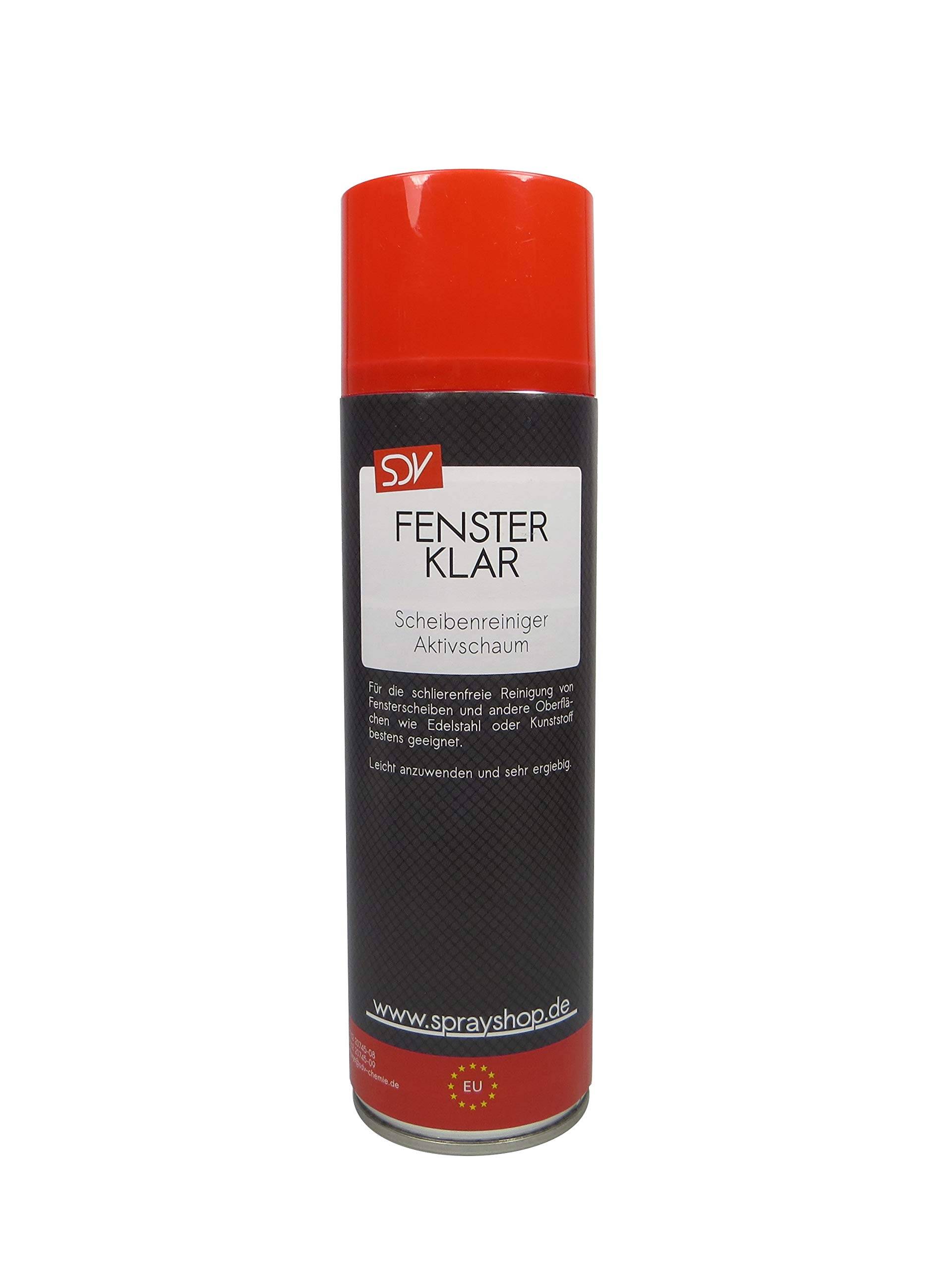 SDV Chemie Fenster Klar Scheibenreiniger Spray 1x 500ml Scheibenschaum Glasreiniger Glass Cleaner SDV Chemie Fenster Klar Scheibenreiniger Spray 1x 500ml Scheibenschaum Glasreiniger Glass Cleaner von SDV Chemie