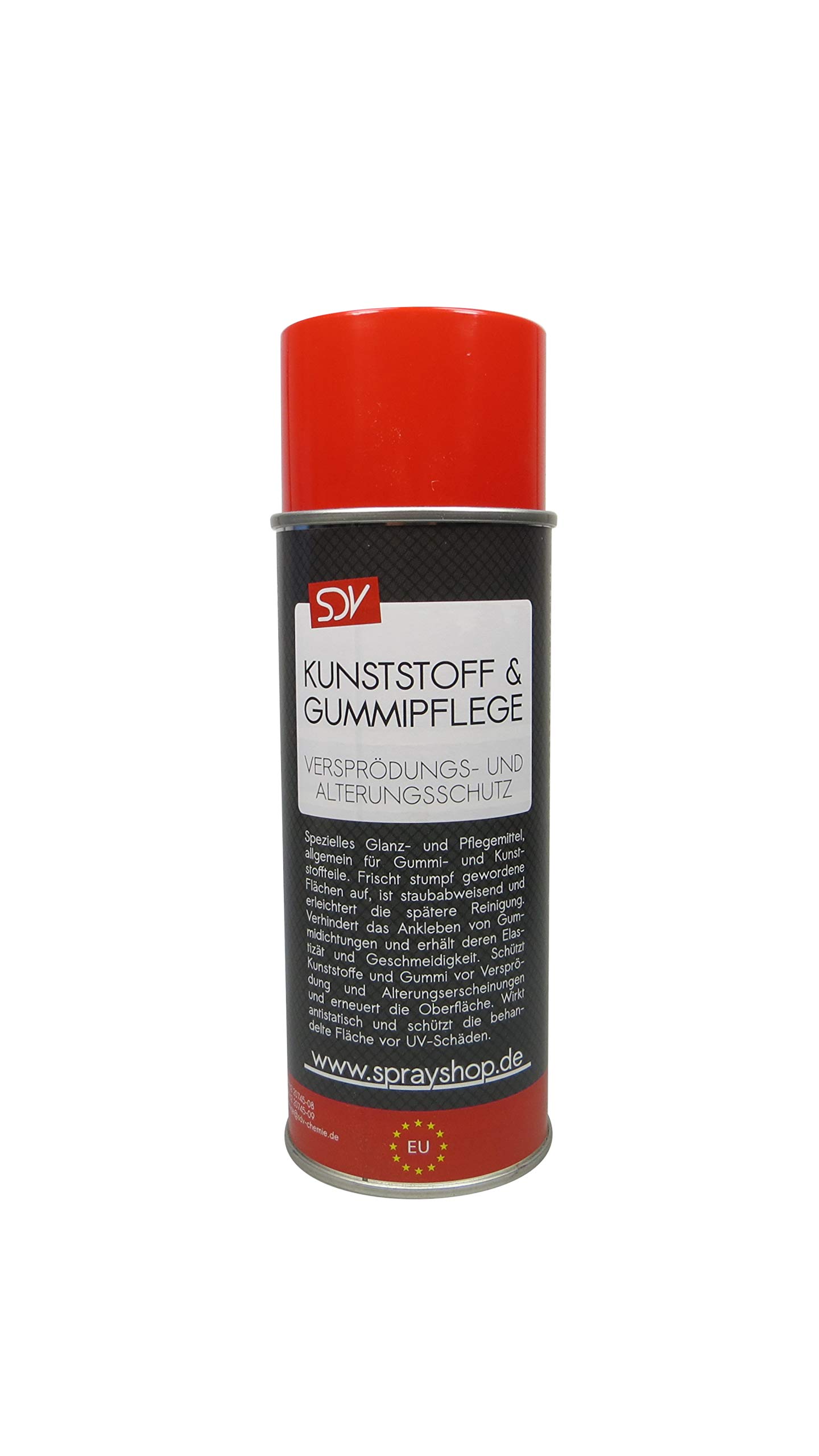 SDV Chemie Kunststoffpflege u. Gummipflege 3X 400ml Auffrischer Vinylpflege Reifenpflege Gummispray von SDV Chemie