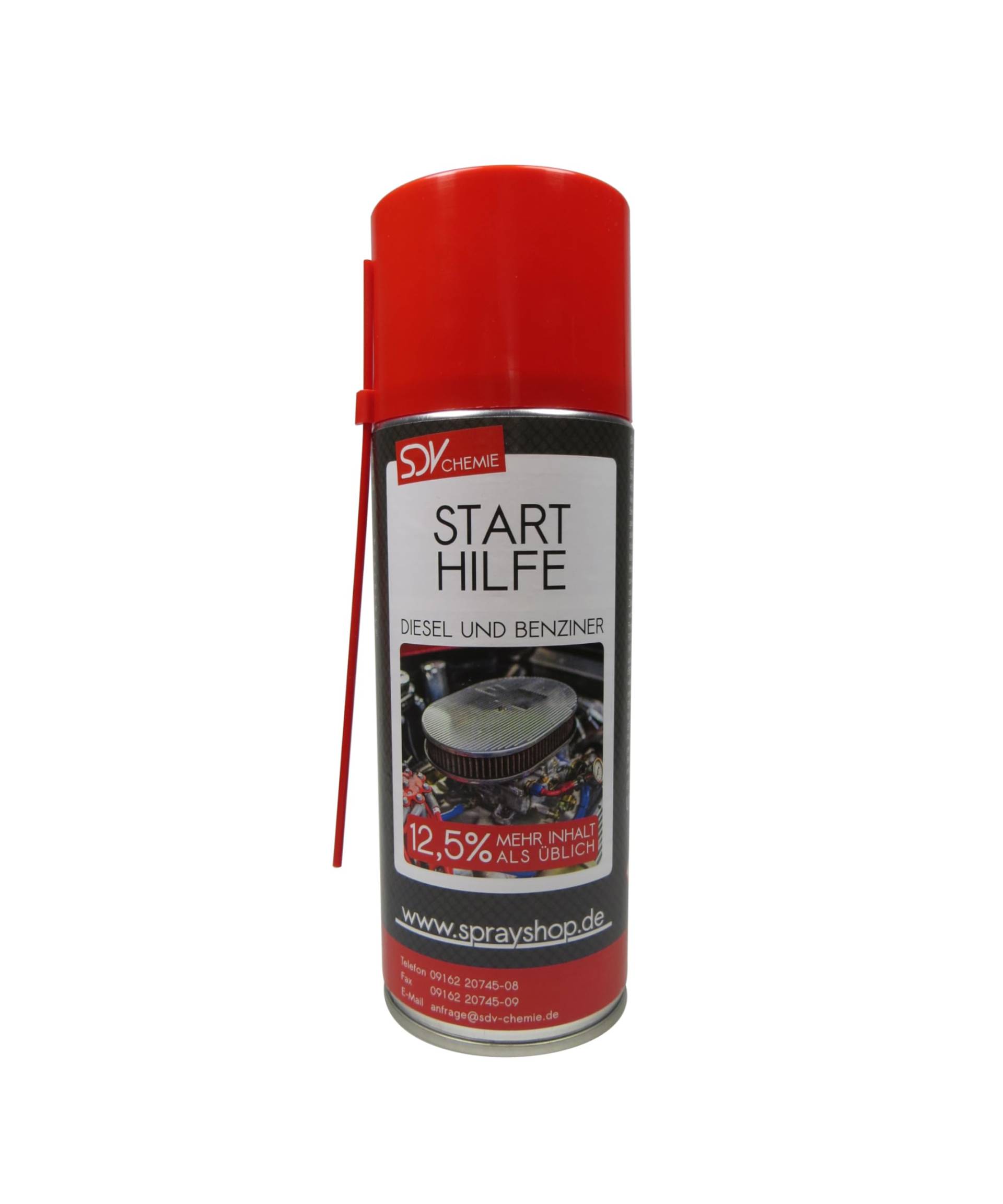 SDV Chemie Motorstarter Starthilfespray 1x 400ml Motorstartspray Starterspray Starthilfe SDV Chemie Motorstarter Starthilfespray 1x 400ml Motorstartspray Starterspray Starthilfe von SDV Chemie