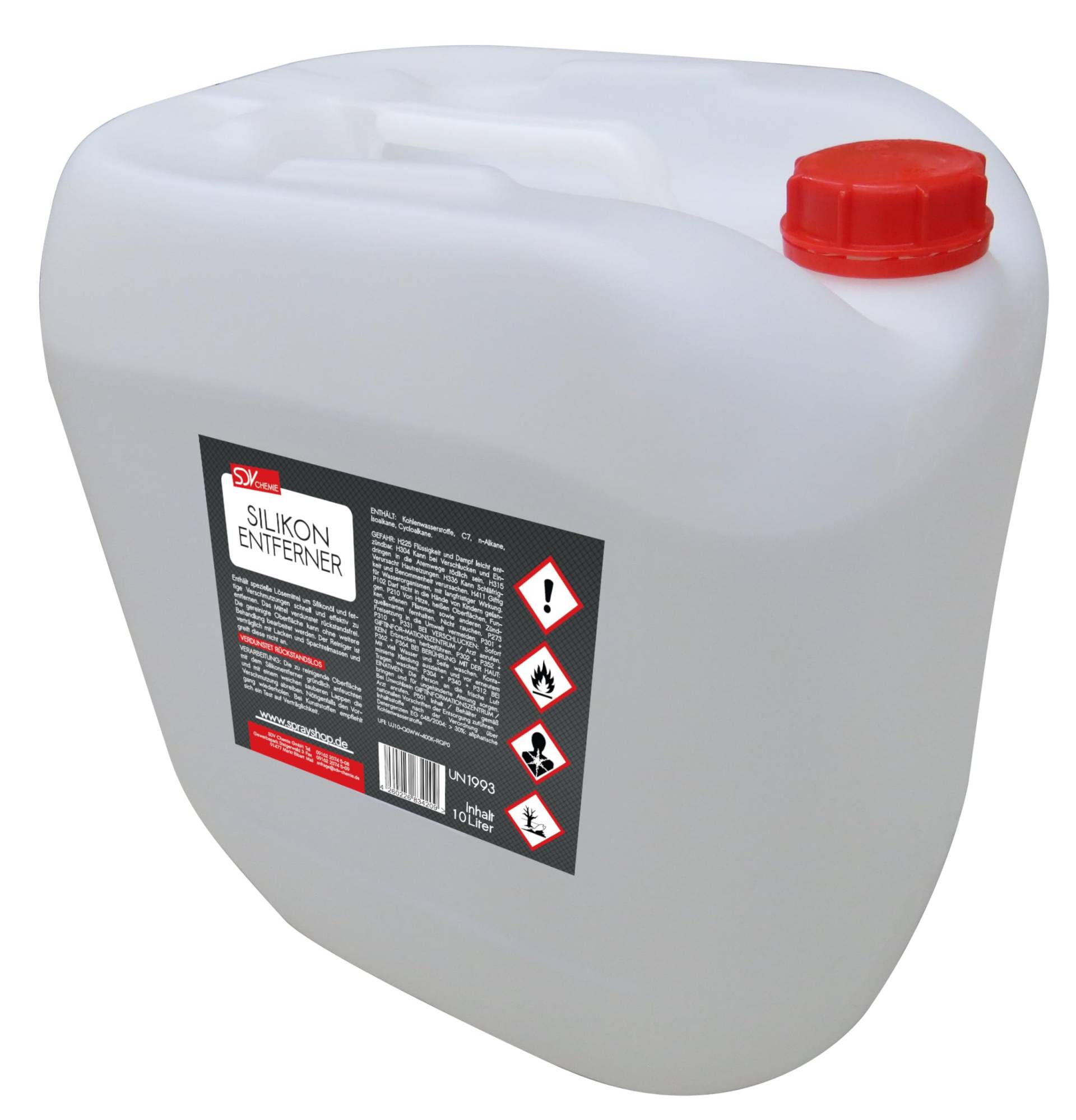 SDV Chemie Silikonentferner 1x 10 Liter 10L für Lackierer Siliconentferner Entfetter Reiniger von SDV Chemie