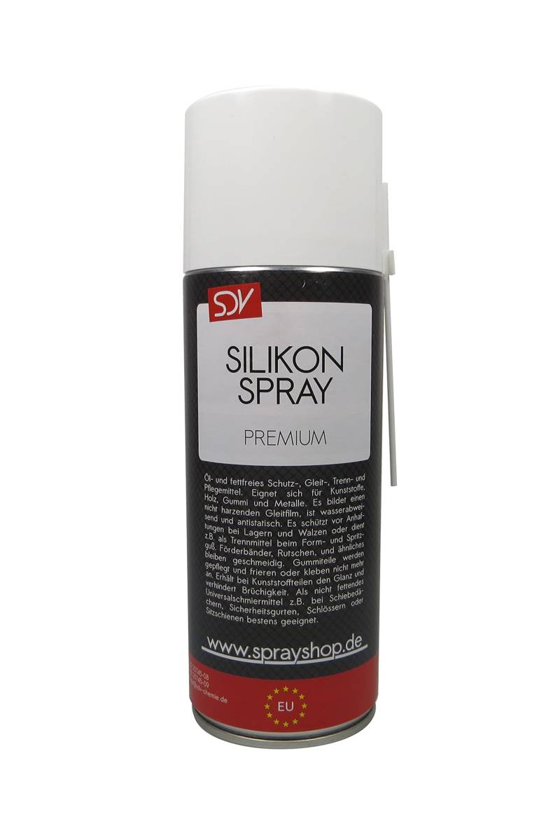 SDV Chemie Silikonspray Premium Spray 12x 400ml Siliconspray Kunststoff- und Gummipflege Trennmittel Gleitmittel von SDV Chemie