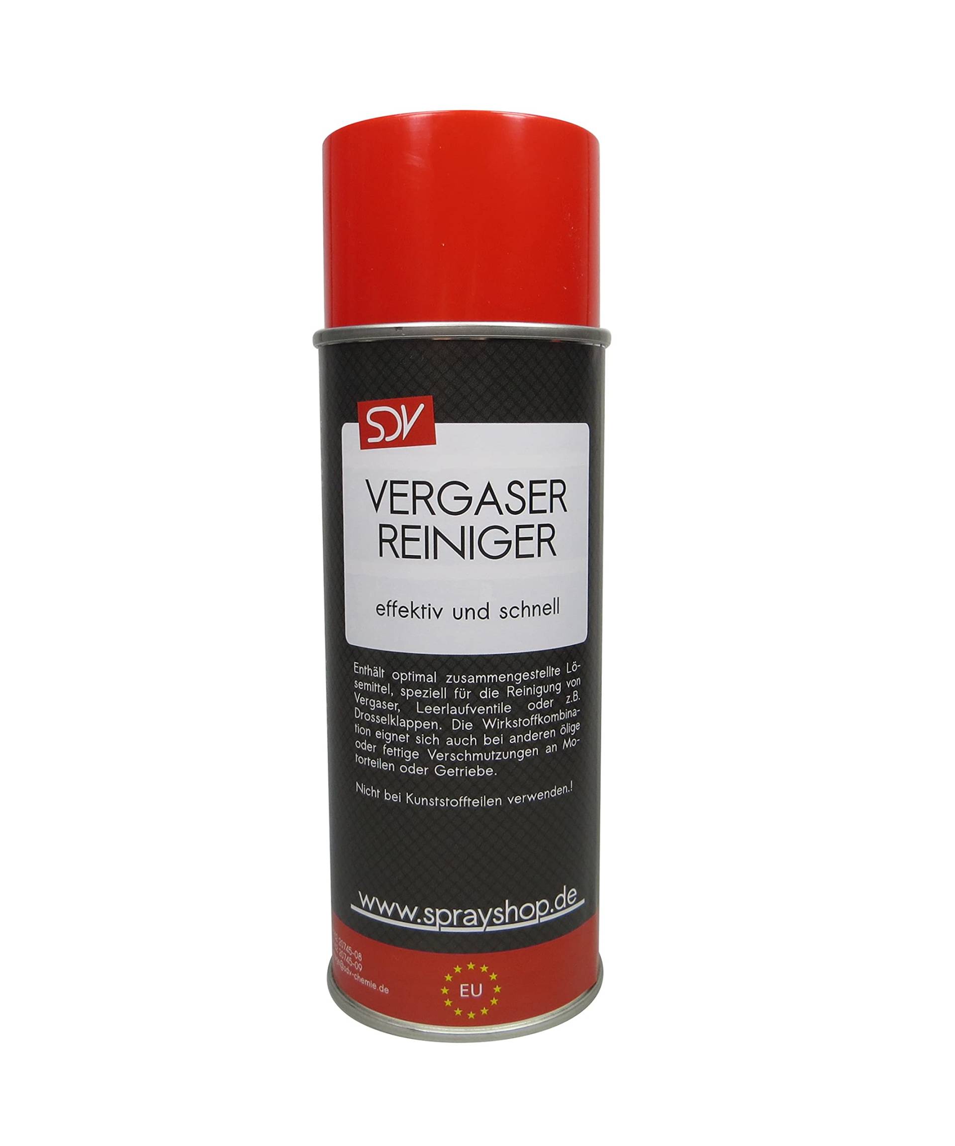 SDV Chemie Vergaserreiniger 6X 400ml Drosselklappenreiniger Düsenreiniger KFZ Auto SDV Chemie Vergaserreiniger 6X 400ml Drosselklappenreiniger Düsenreiniger KFZ Auto von SDV Chemie