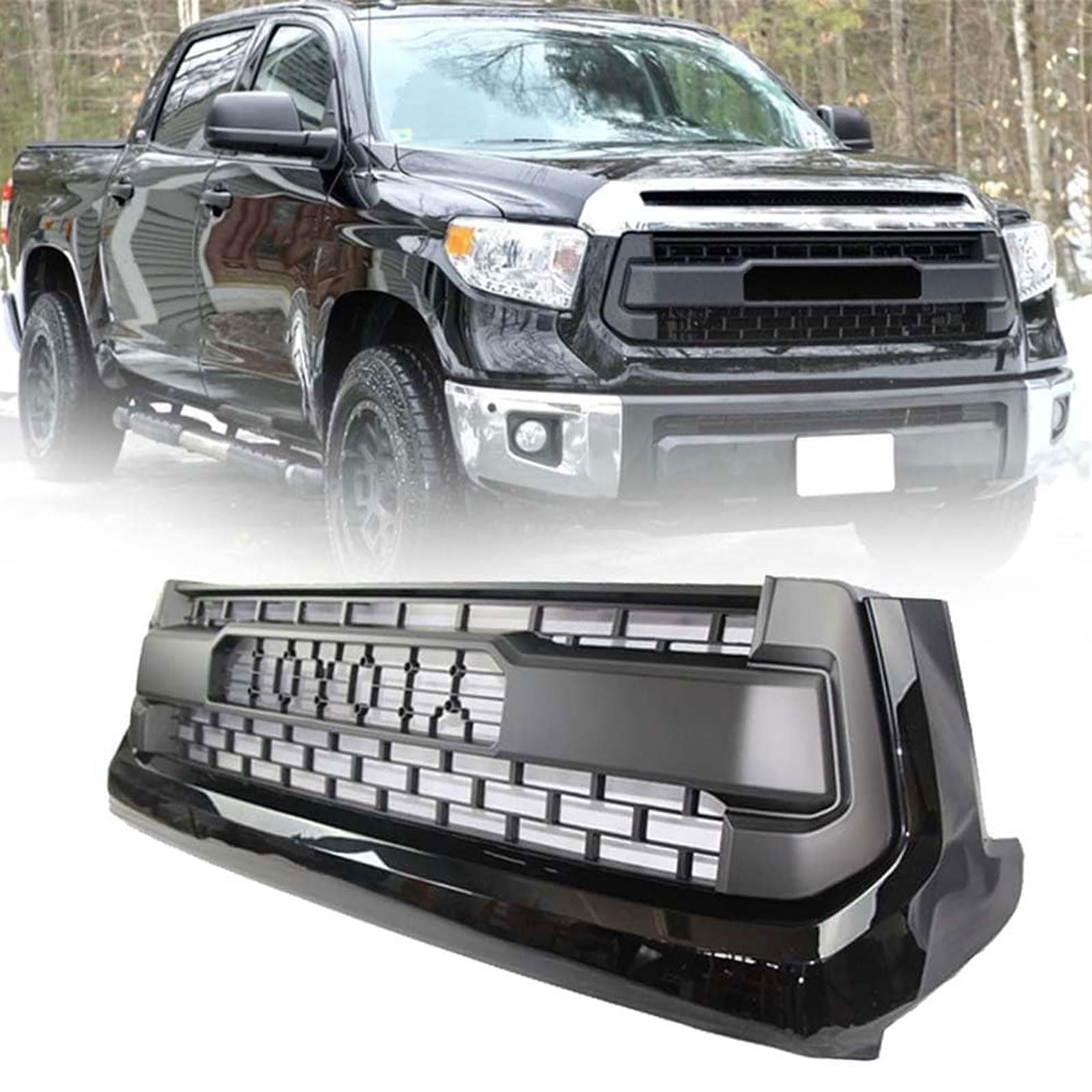 Kühlergrill für Toyota Tundra TRD 2014 2015 2016 2017 2018 2019, Auto Front Stoßstange Grille Ersatz Dauerhaft Außen modifikationen Auto Zubehör Kühlergrill für Toyota Tundra TRD 2014 2015 2016 2017 2018 2019, Auto Front Stoßstange Grille Ersatz Dauerhaft Außen modifikationen Auto Zubehör von SDXXDEGF