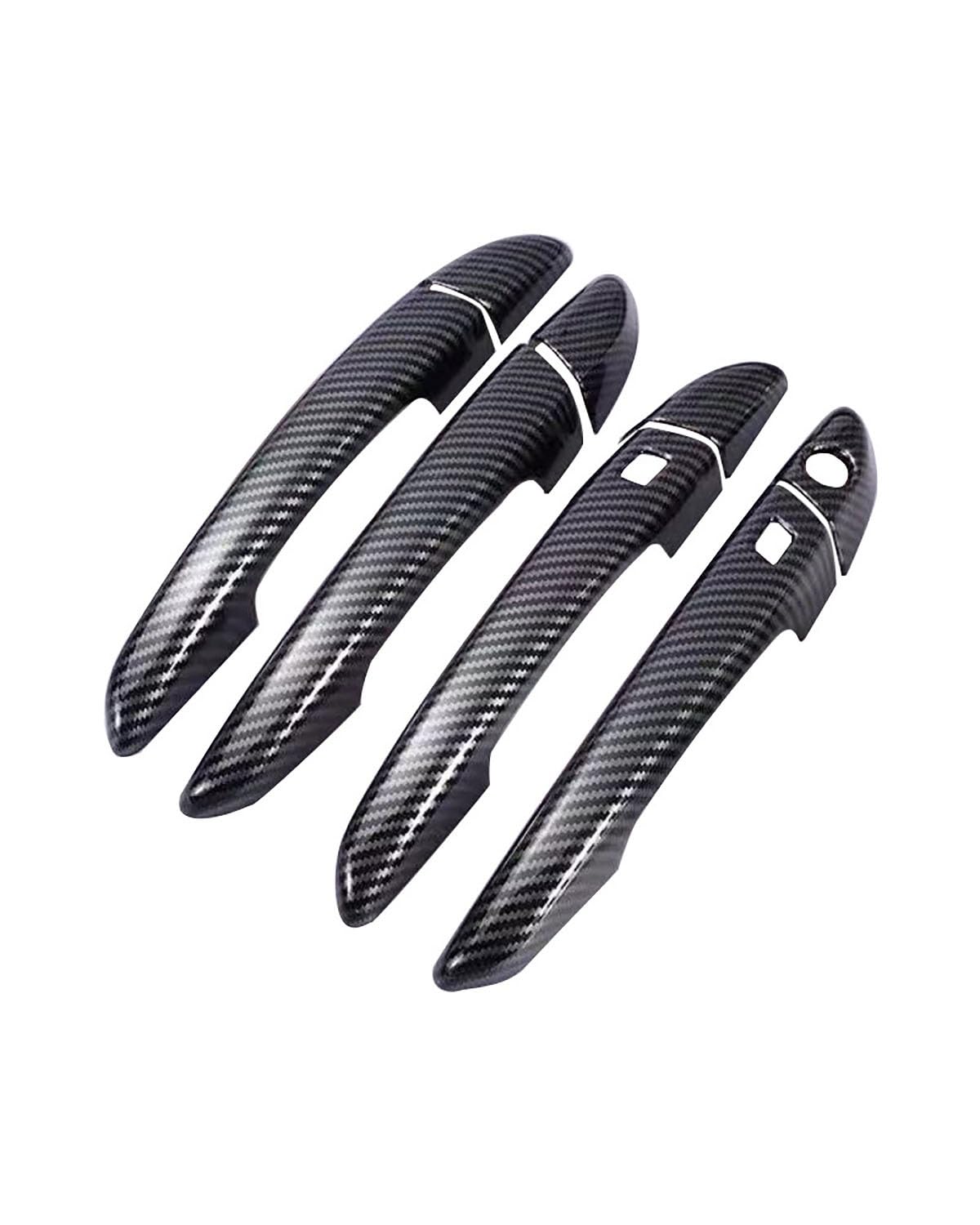 Door Handle Cover FÜR Hyundai I45 YF 2010-2015 - Türgriffverkleidung Mit Doppelt-Smart & Einzelloch-Design, Kratzfester Schalenprotektor Trim Protection(Carbon Fiber Pattern) von SDZPLM