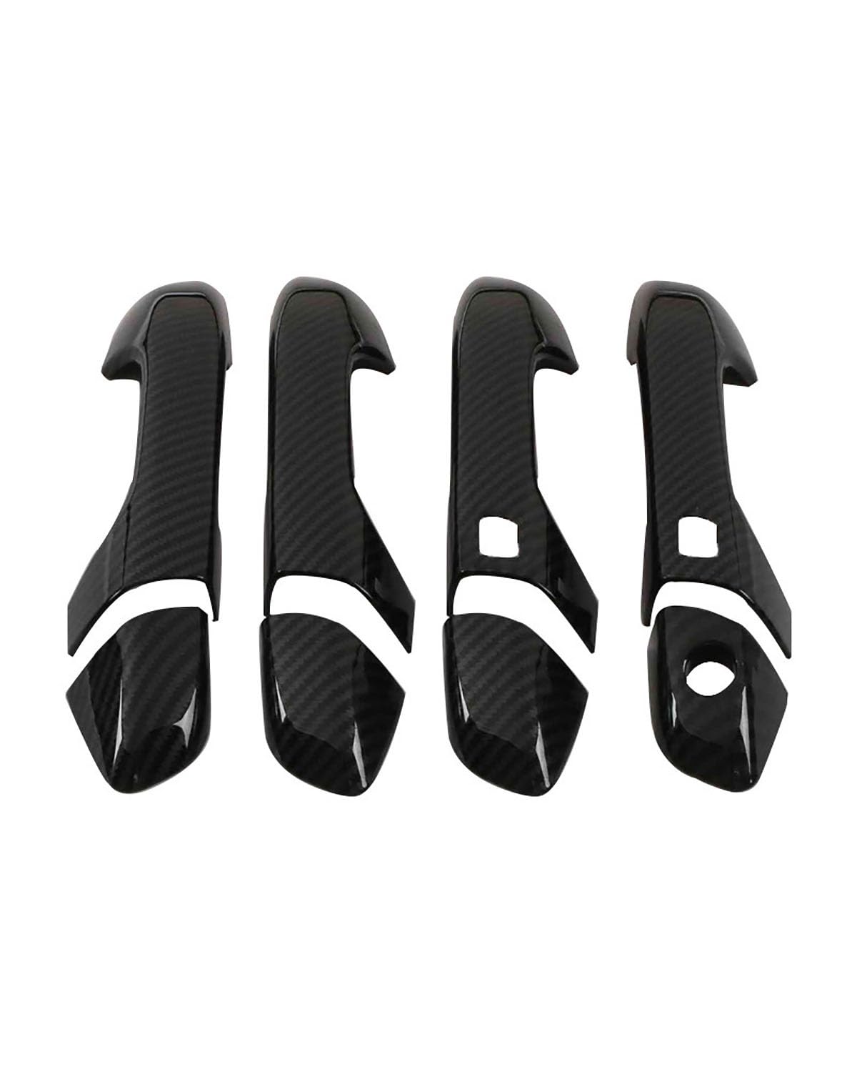 Door Handle Cover FÜR Kia KX5 KX7 2016-2022 - Türgriffverkleidung Dual-Smart Mit Einzelloch Kratzfestem Schalenprotektor Für Tuning Trim Protection(Carbon Fiber Pattern) von SDZPLM