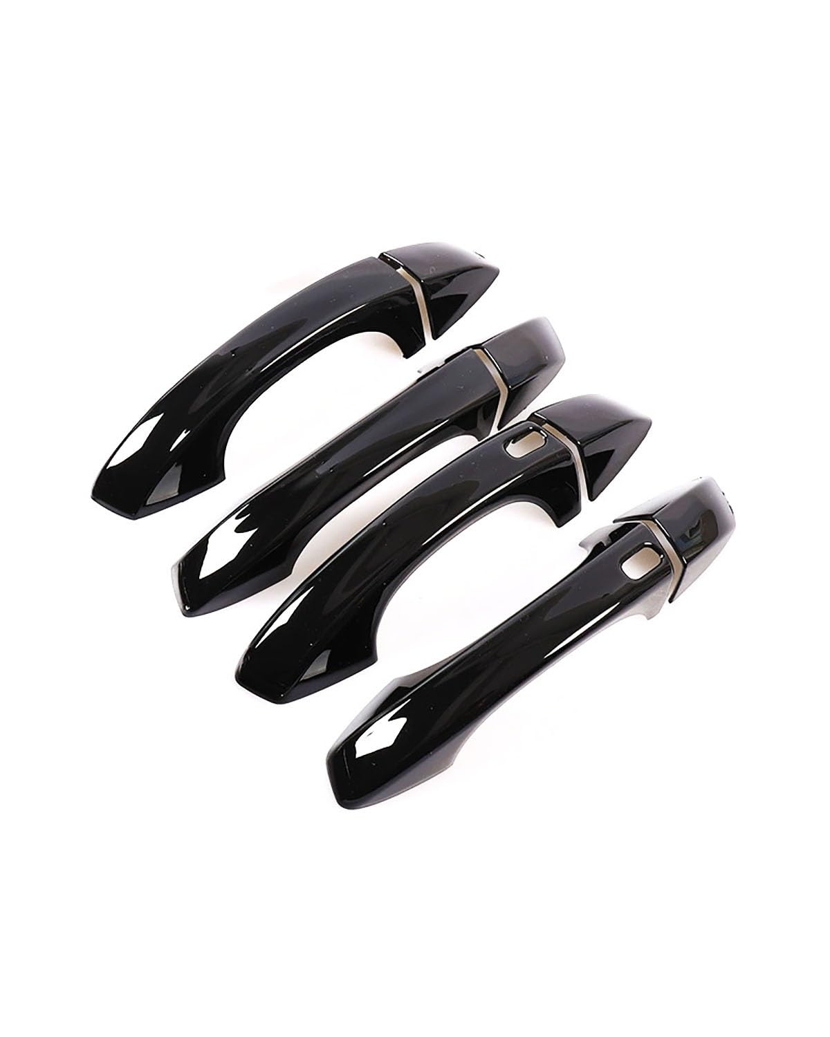Door Handle Cover FÜR Scala 2019-2022 - Türgriffverkleidung Doppelt-Smart Ohne Bohrung Mit Kratzschutz Für Schalen Trim Protection(Bright Black) von SDZPLM