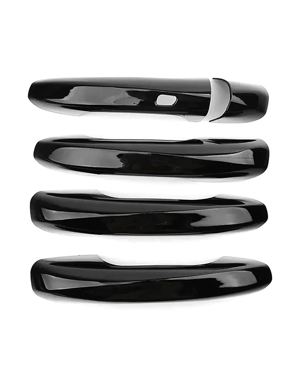 Door Handle Cover Kompatibel Mit Benz GLA GLB GLC GLE 2016-2021 Vollumhüllender Fahrertürgriff Links Türschalenzuggriff Zubehör Trim Protection(1 smart Bright Black) von SDZPLM