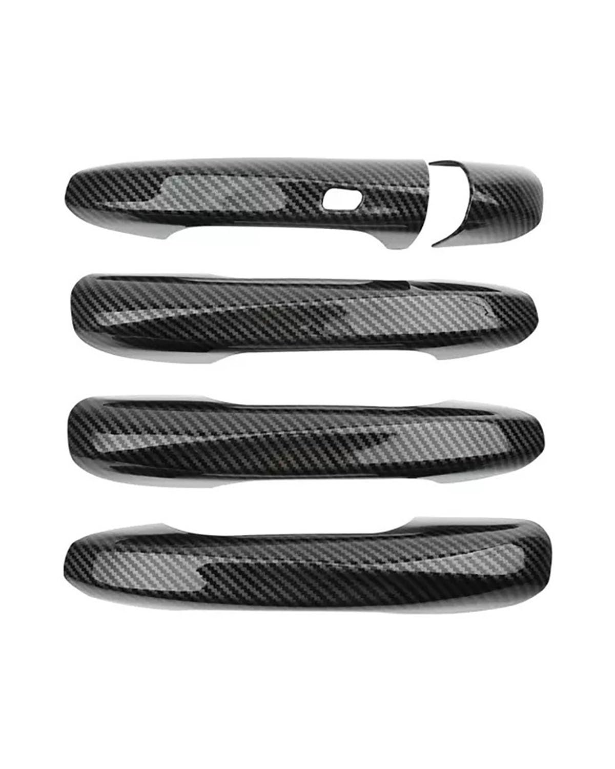Door Handle Cover Kompatibel Mit Benz GLA GLB GLC GLE-Klasse 2016-2021 Rechtsfahrer Vollumhüllender Lochloser Türgriff Zugschalen-Zubehör Trim Protection(1 Smart Carbon Fiber Pattern) von SDZPLM