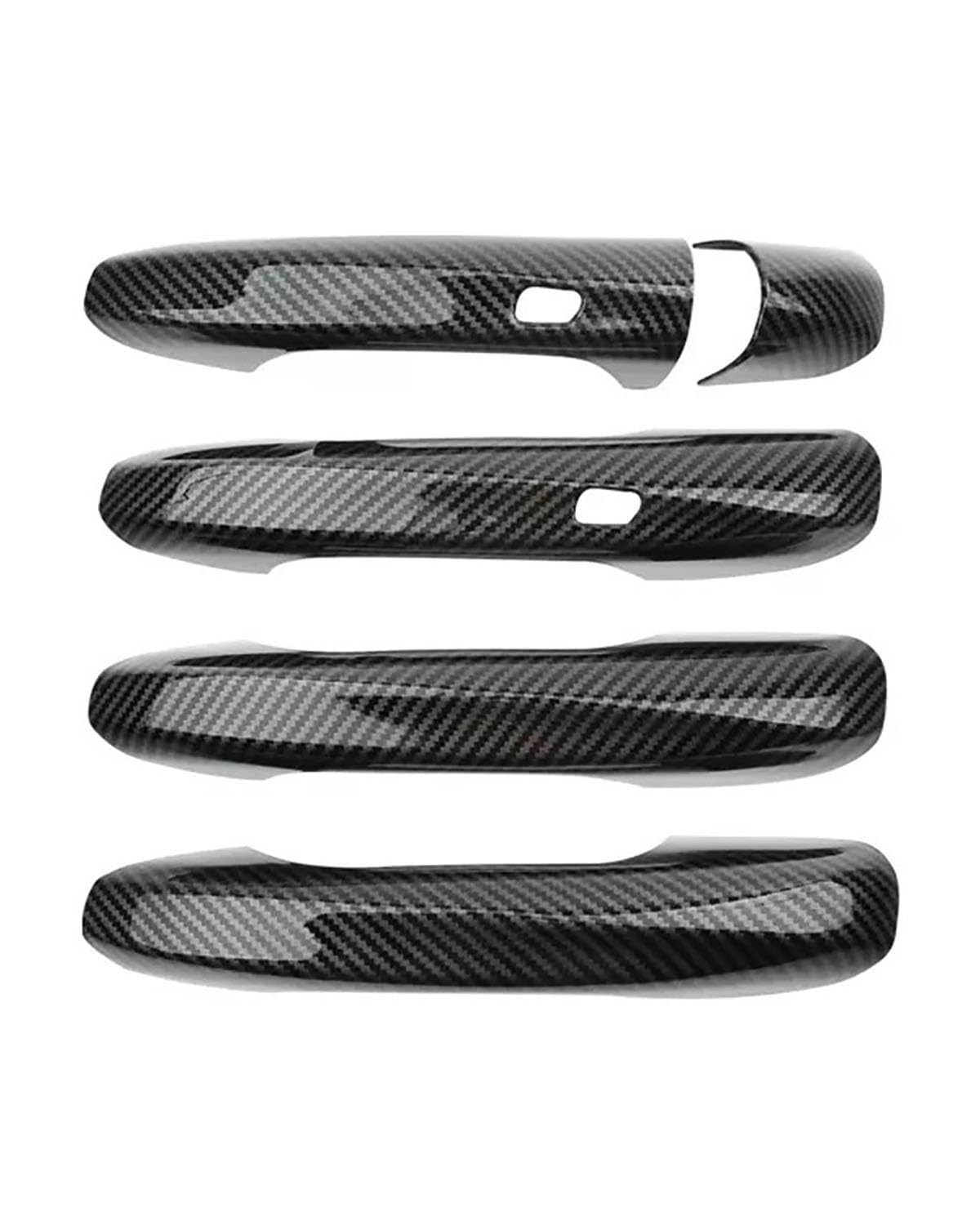 Door Handle Cover Kompatibel Mit Benz GLA GLB GLC GLE-Klasse 2016-2021 Rechtsfahrer Vollumhüllender Lochloser Türgriff Zugschalen-Zubehör Trim Protection(Dual smart Carbon Fiber Pattern) von SDZPLM