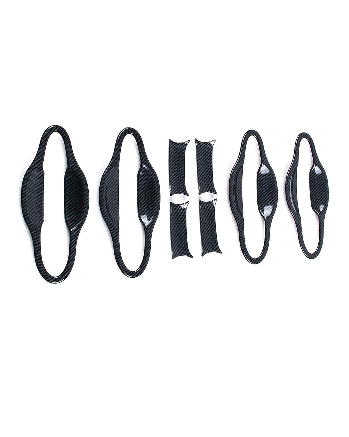 Door Handle Cover Kompatibel Mit Buick Excelle GT 2015 Türgriffverkleidung Mit Einzelloch Kratzschutzfolie Für Türschalen-Upgrade-Zubehör Trim Protection(Small Door Bowl Carbon Fiber) von SDZPLM