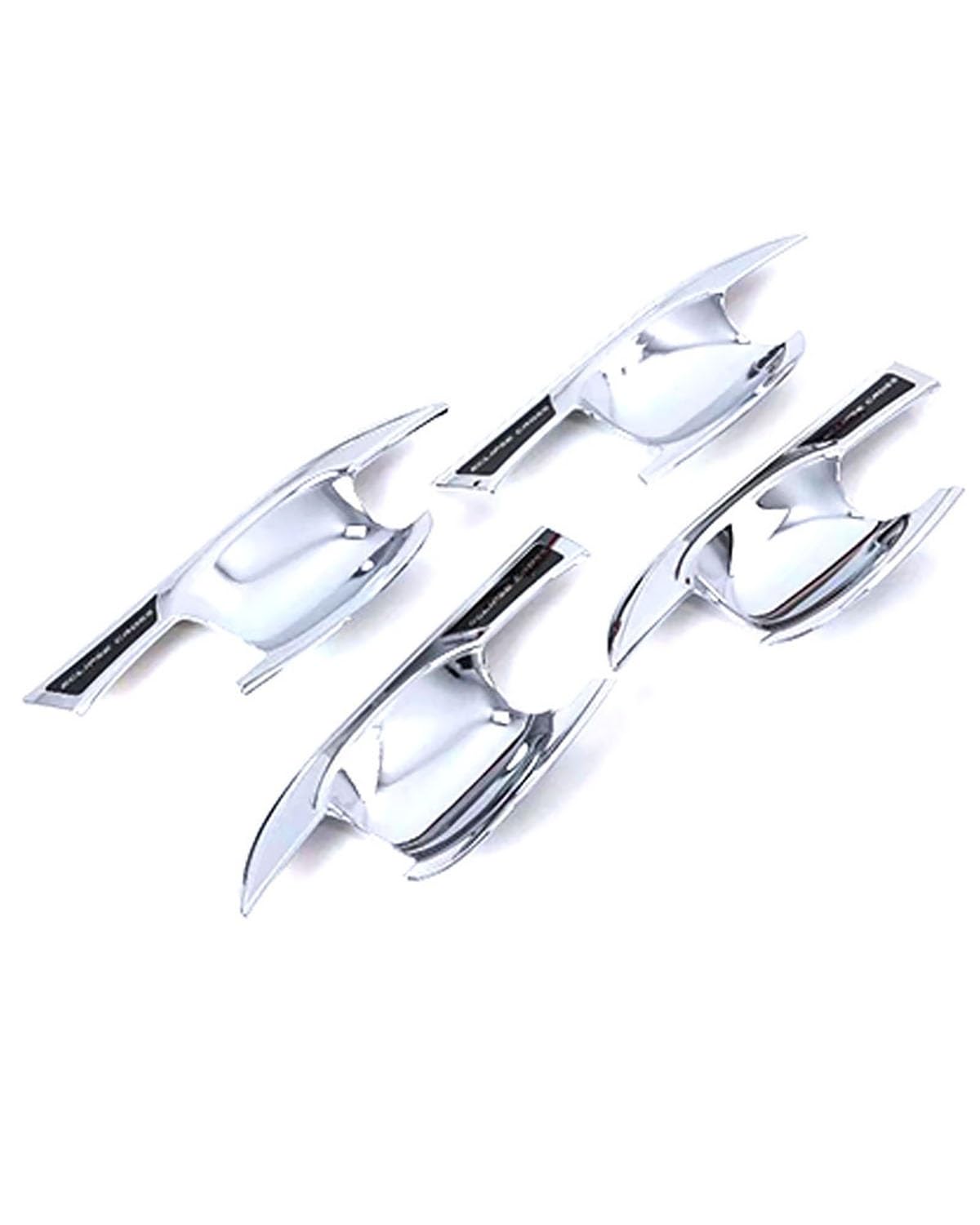 Door Handle Cover Kompatibel Mit Eclipse Cross 2017-2019 Türgriffschale & Zierleiste Innen Außen Türschutzset Zubehör Trim Protection(Door Bowl Plating) von SDZPLM