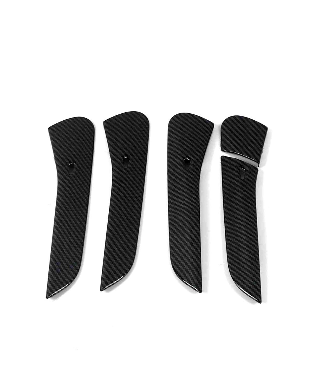 Door Handle Cover Kompatibel Mit ID.4X ID.4CROZZ 2021 Türgriffverkleidung Kratzschutzfolie Für Türschalen-Upgrade Trim Protection(Carbon Fiber Pattern) von SDZPLM