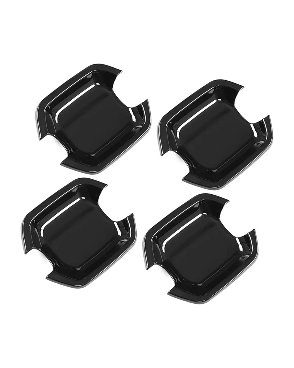 Door Handle Cover Kompatibel Mit Pajero 2000-2006 V63 V65 V68 V73 V75 V77 V78 Einloch Türgriff Zierrahmen Außenkratzschutz Abdeckung Trim Protection(Door Bowl Bright Black) von SDZPLM