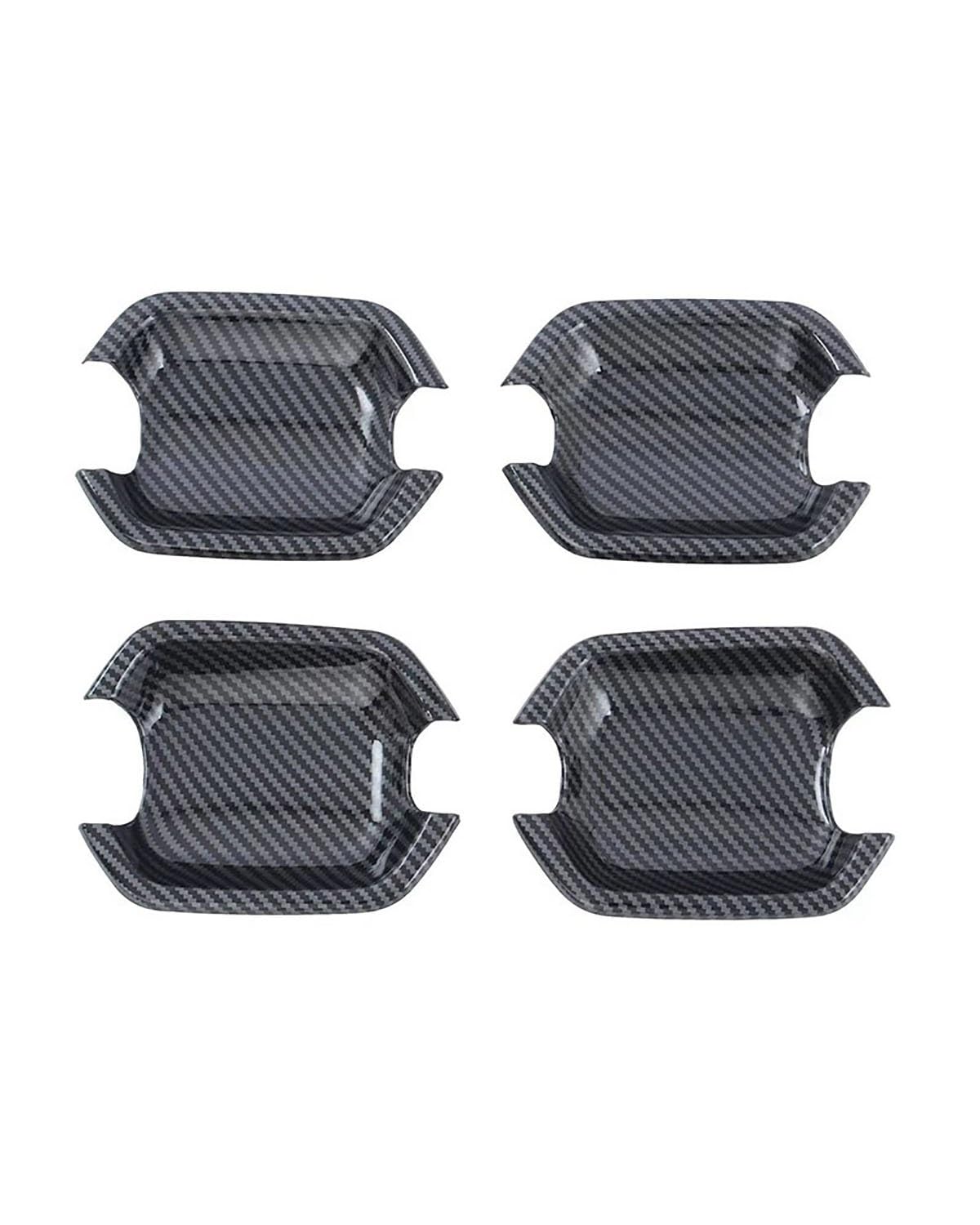 Door Handle Cover Kompatibel Mit Pajero 2007-2020 V80 V83 V87 V90 V93 V95 V97 Einloch Türgriff Zierrahmen Außenkratzschutz Abdeckung Trim Protection(Door Bowl Carbon Fiber Pattern) von SDZPLM