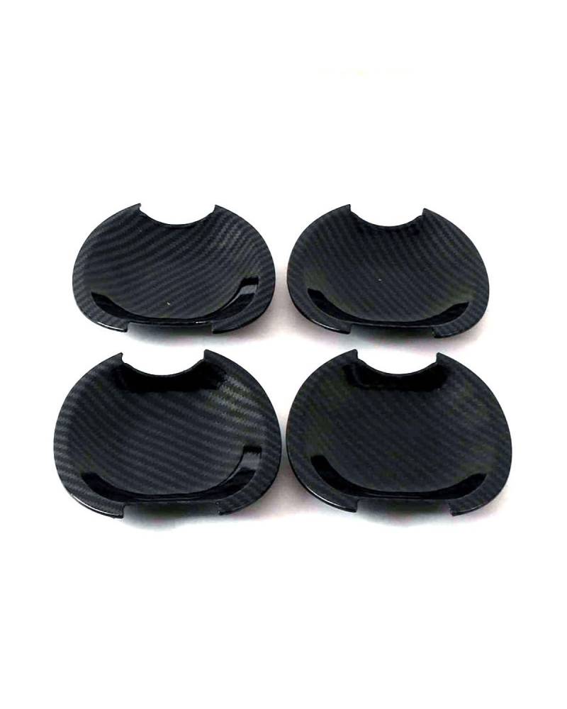 Door Handle Cover Kompatibel Mit Suzuki SX4 S-Cross Zweifach Intelligente Türgriffverkleidung Lochlos Kratzschutzfolie & Schalenabdeckung Trim Protection(Small Door Bowl Carbon Fiber) von SDZPLM