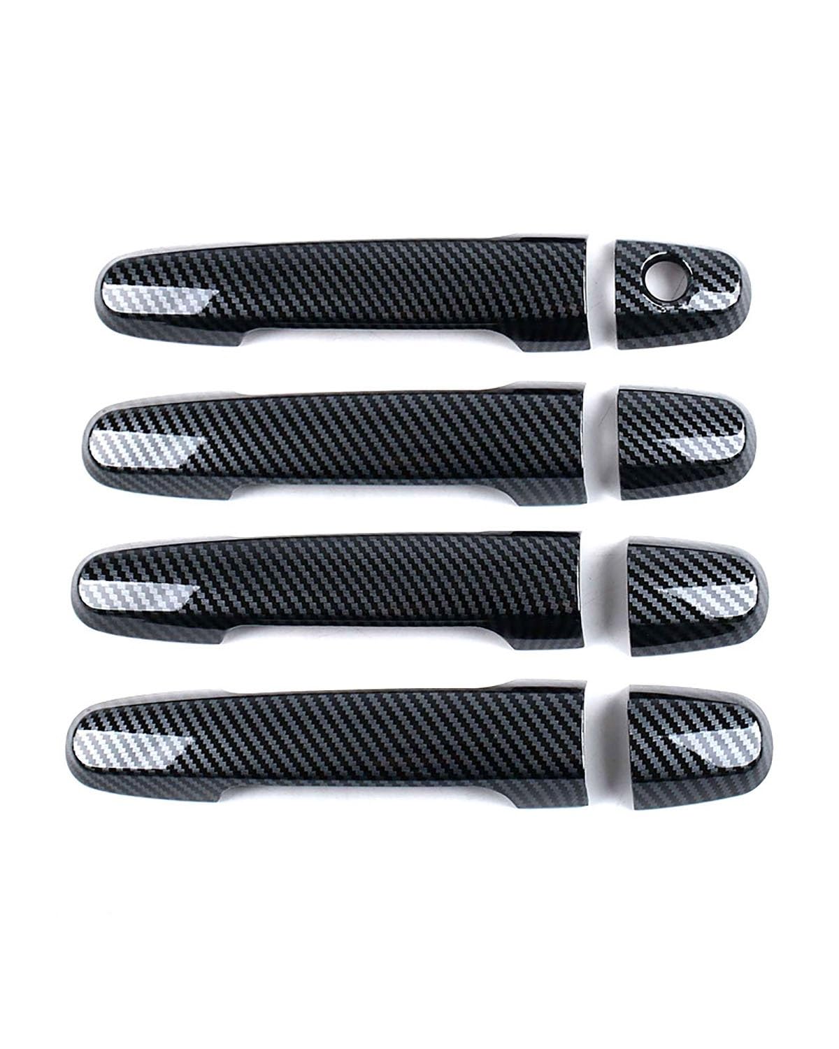 Door Handle Cover Kompatibel Mit Toyota Corolla Axio Altis 2001-2013 Türgriffabdeckung Einloch Kratzfest Türschalen-Schutz Trim Protection(Carbon Fiber Pattern) von SDZPLM