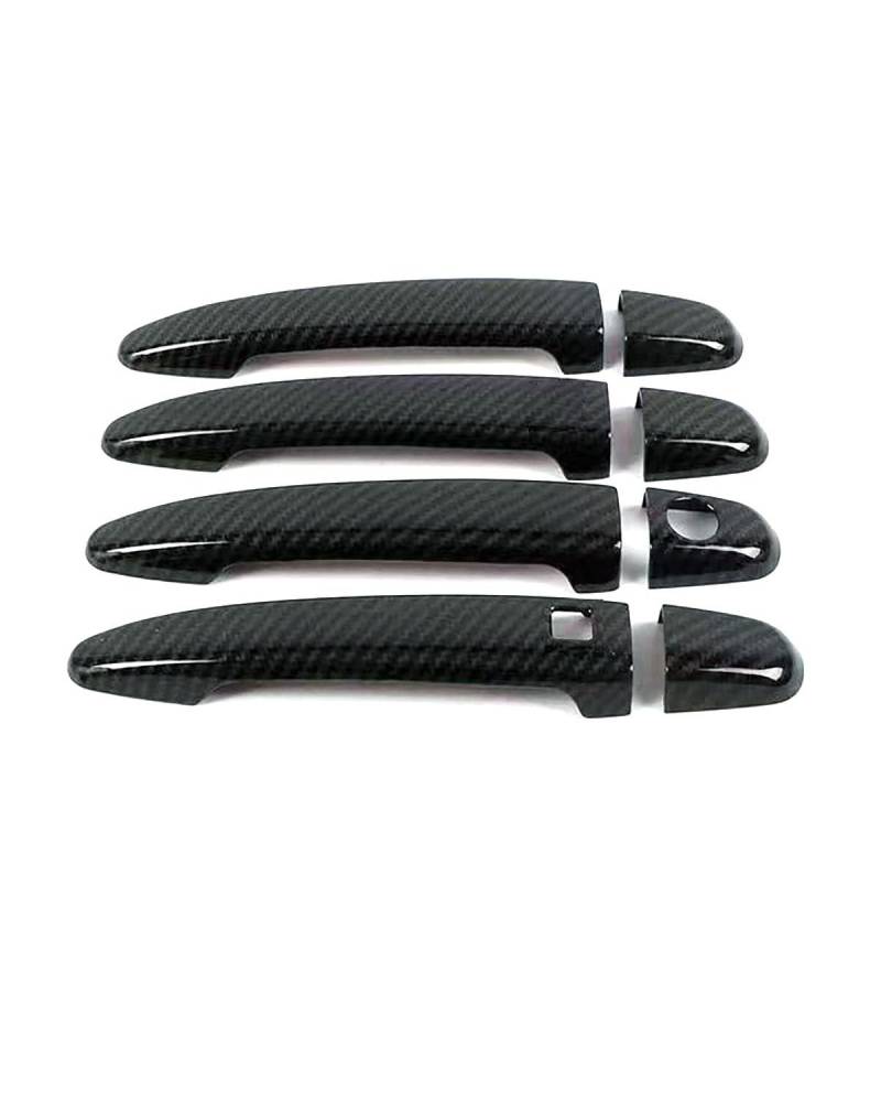 Door Handle Cover Kompatibel Mit Toyota Previa XR50 2007-2019 1-Fach Intelligente Türgriffschutzfolie Mit Einzelloch Kratzschutz Für Türschalen-Modifikation Trim Protection(Carbon Fiber Pattern) von SDZPLM