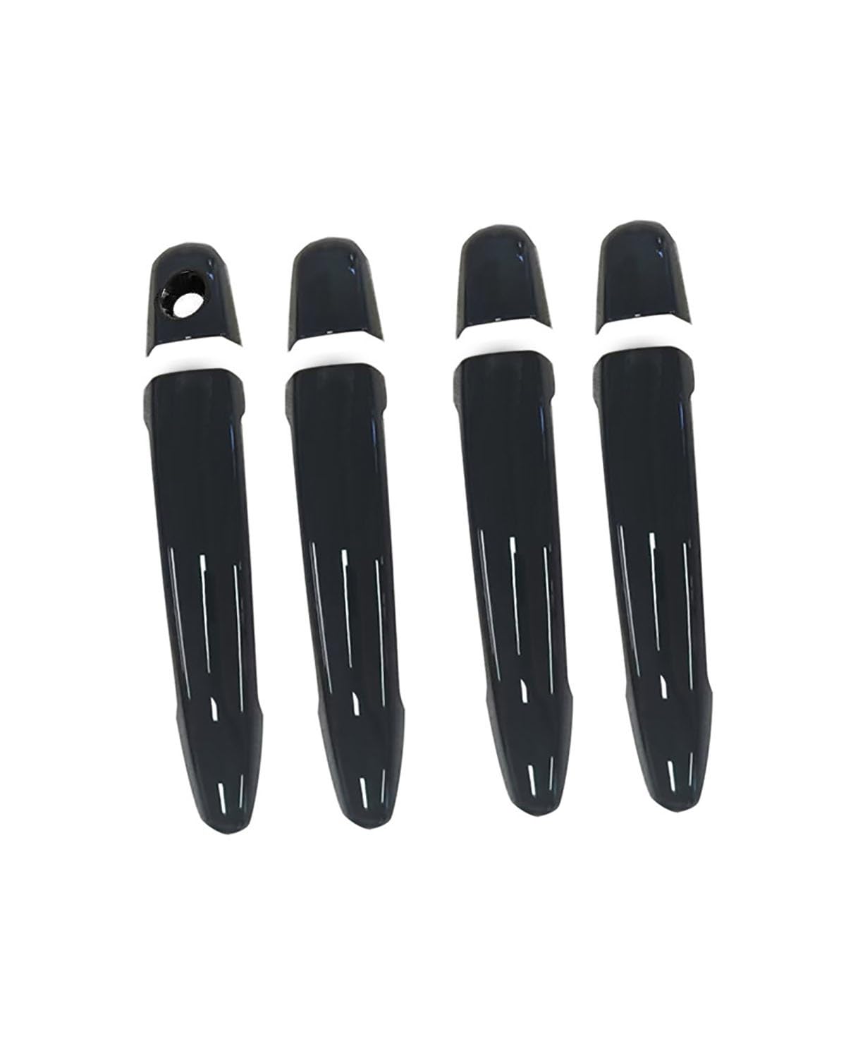 Door Handle Cover Kompatibel Mit Toyota Previa XR50 2007-2019 Türgriffschutzfolie Mit Einzelloch Kratzschutz Für Türschalen-Zubehör Trim Protection(Bright Black) von SDZPLM