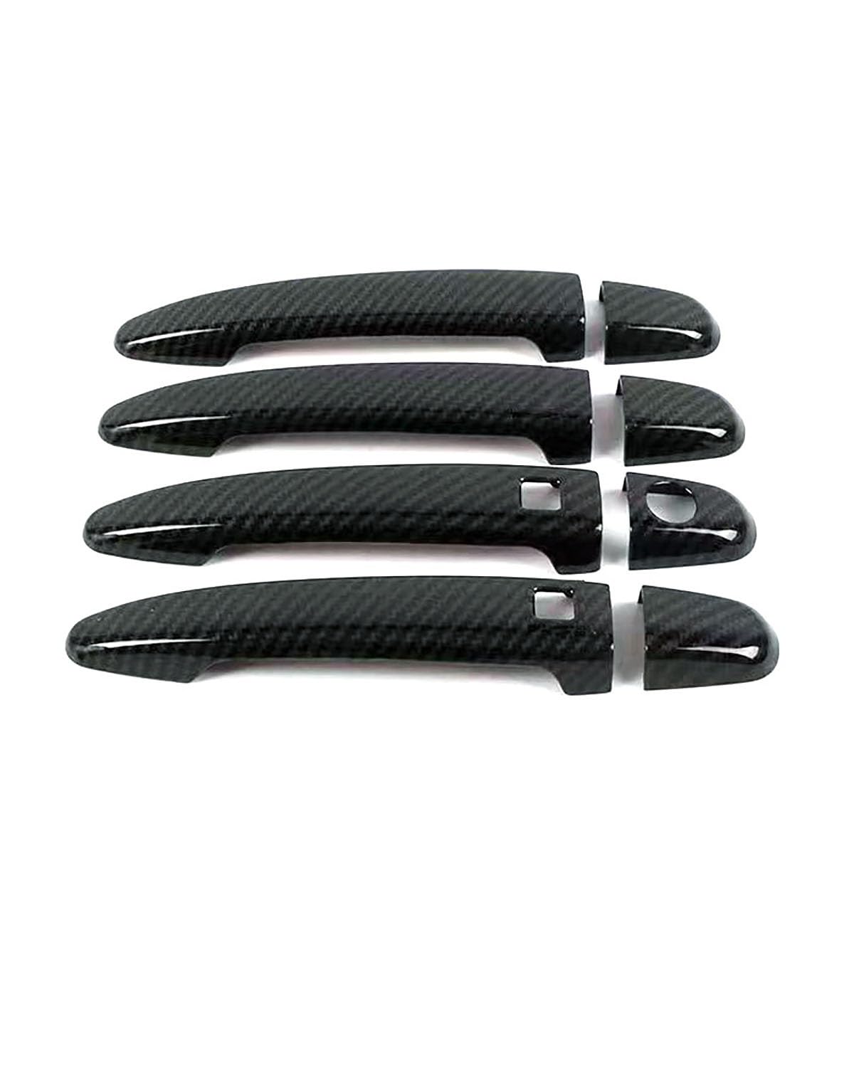 Door Handle Cover Kompatibel mit Lexus GX470 J120 2002-2009 Einloch Doppeltes Intelligentes Türgriffabdeckung Kratzfest Türschalen-Schutz Trim Protection(Carbon Fiber Pattern) von SDZPLM