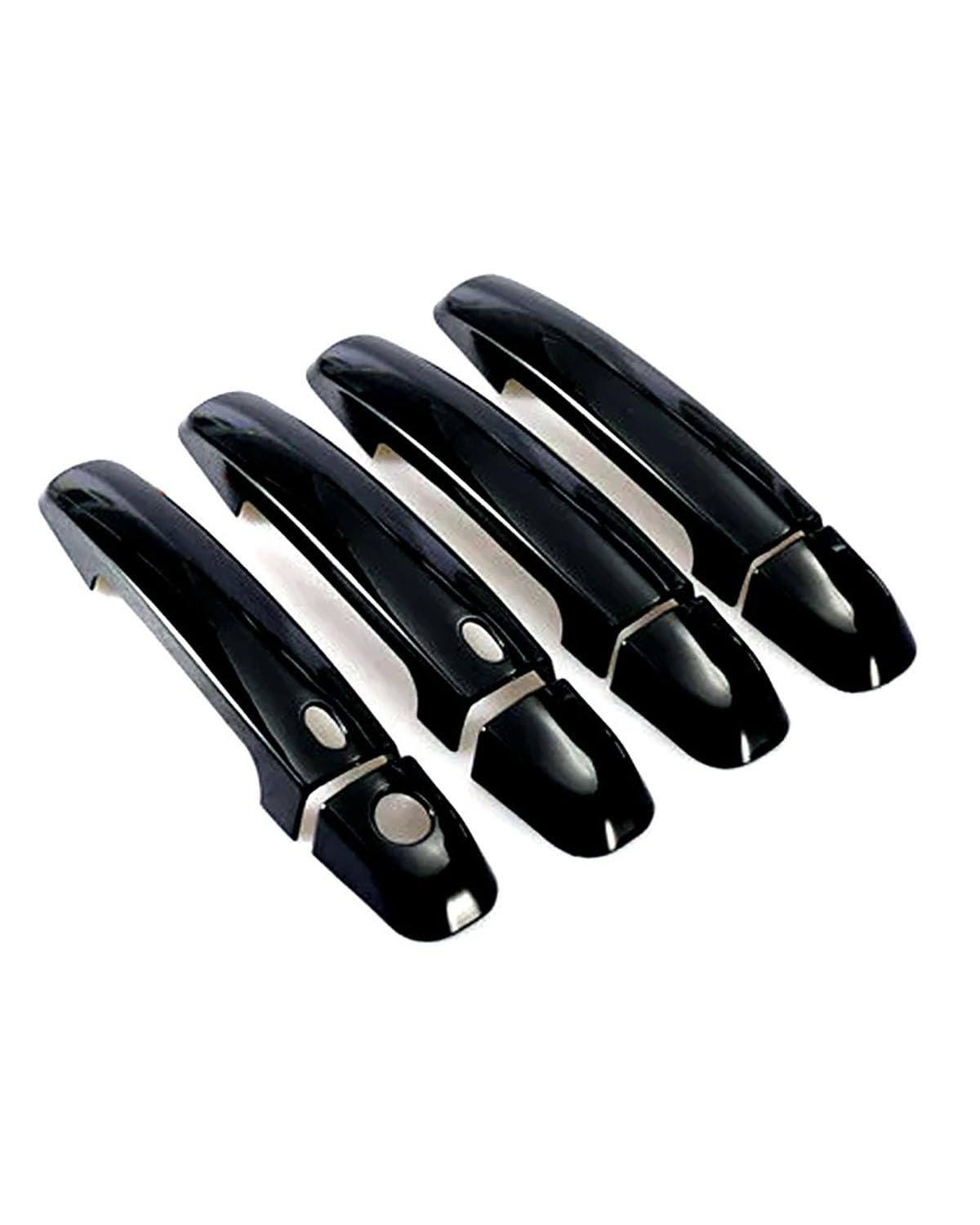 Door Handle Cover Kompatibel mit Suzuki Tianyu Türschalenzuggriff Dekorrahmen & Einloch Smart-Doppelfunktion Türgriff Kratzschutzfolien-Set Trim Protection(Bright Black) von SDZPLM