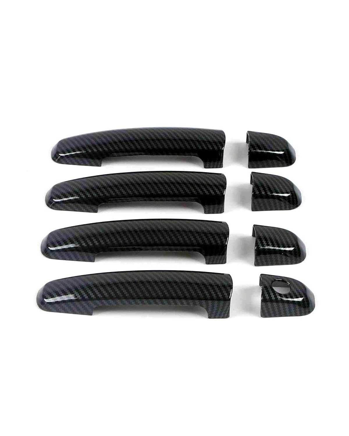 Door Handle Cover Kompatibel mit Suzuki Tianyu Türschalenzuggriff Dekorrahmen & Einloch Türgriff Kratzschutzfolien-Set Trim Protection(Carbon Fiber Pattern) von SDZPLM