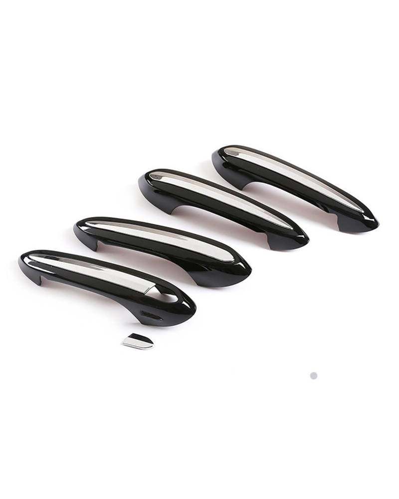Door Handle Cover Kratzschutzset Für Türgriff Und Schale 5er G30 2017-2023 Trim Protection(Glossy Black+Plating) von SDZPLM