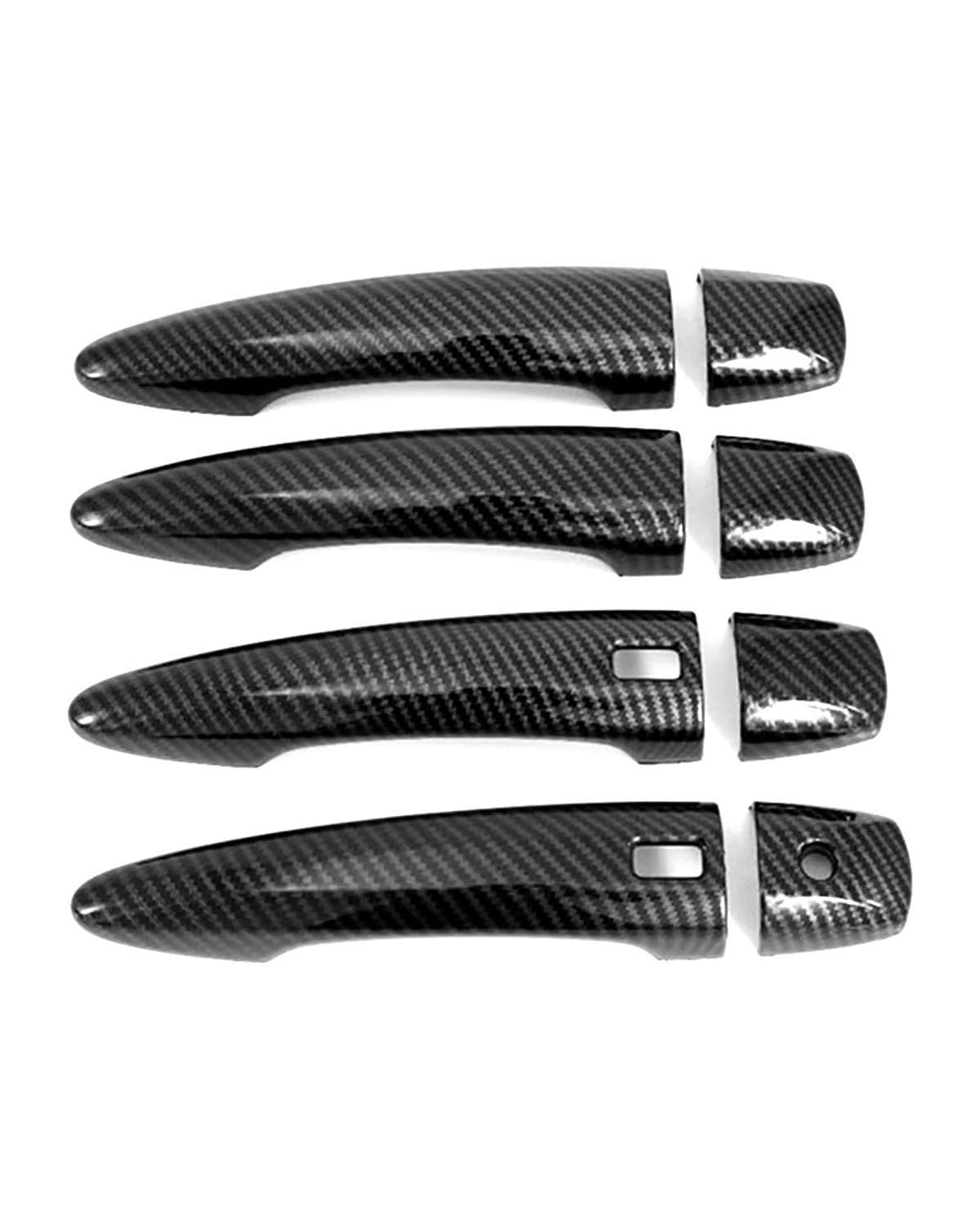 Door Handle Cover Kratzschutzset Für Türgriff Und Schale Mit Einzelloch Altima 2019-2024 Trim Protection(Dual smart Carbon Fiber) von SDZPLM