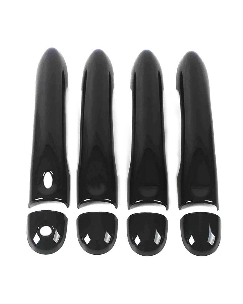Door Handle Cover Kratzschutzset Für Türgriff Und Schale Mit Einzelloch Fluence 2009-2017 Trim Protection(Single smart Bright Black) von SDZPLM