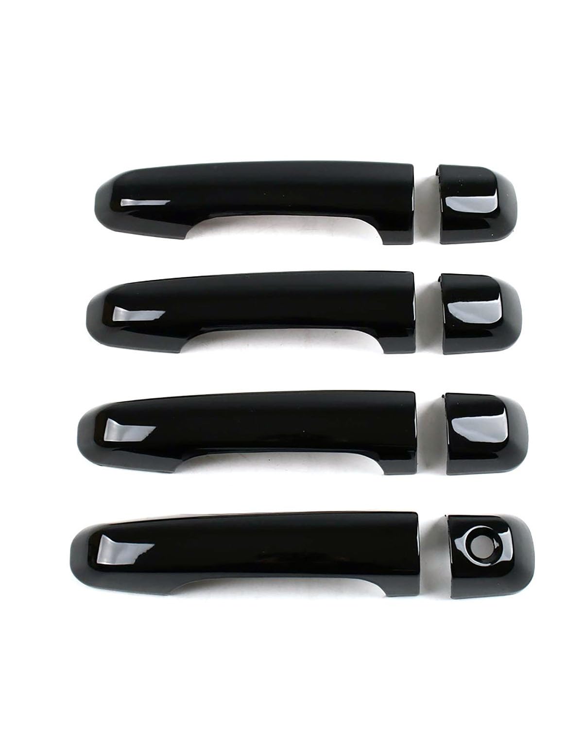 Door Handle Cover Kratzschutzset Für Türgriff Und Schale Mit Einzelloch Toyota 4Runner N280 2010-2023 Trim Protection(Piano Black) von SDZPLM