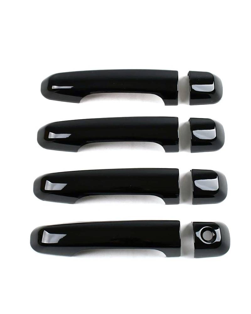 Door Handle Cover Kratzschutzset Für Türgriff Und Schale Mit Einzelloch Toyota 4Runner N280 2010-2023 Trim Protection(Piano Black) von SDZPLM