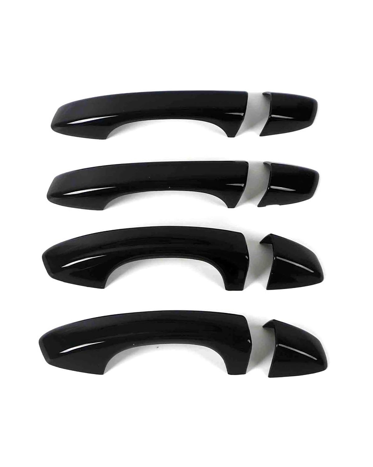 Door Handle Cover Kratzschutzset Für Türgriff Und Schale Ohne Loch Kamiq 2018-2023 Trim Protection(Bright Black) von SDZPLM