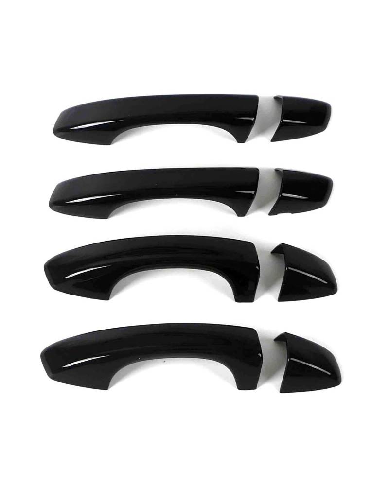 Door Handle Cover Kratzschutzset Für Türgriff Und Schale Ohne Loch Kamiq 2018-2023 Trim Protection(Bright Black) von SDZPLM