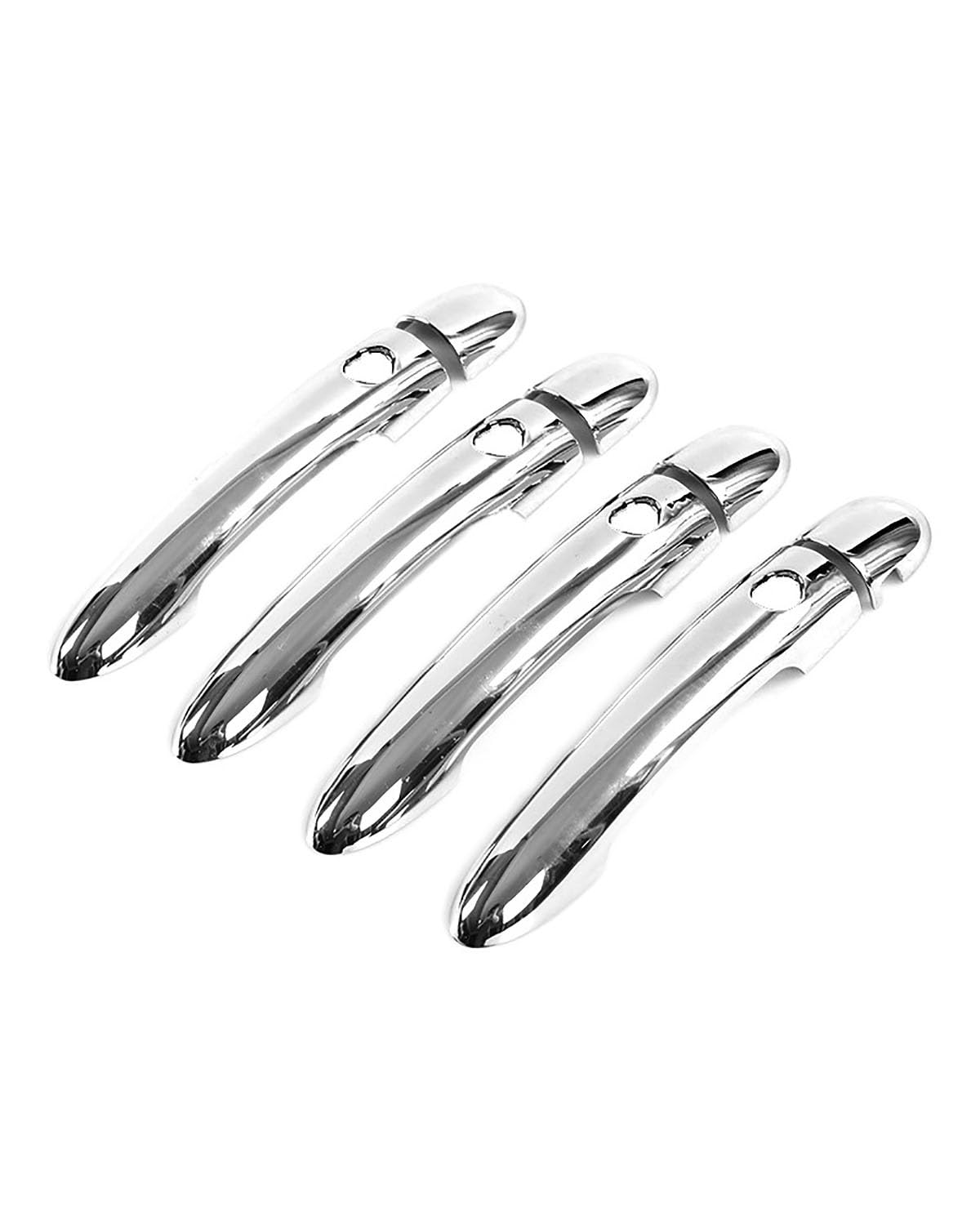 Door Handle Cover Kratzschutzset Für Türgriff Und Schale Ohne Loch Megane MK2 2003-2008 Trim Protection(Four smart Electroplating) von SDZPLM