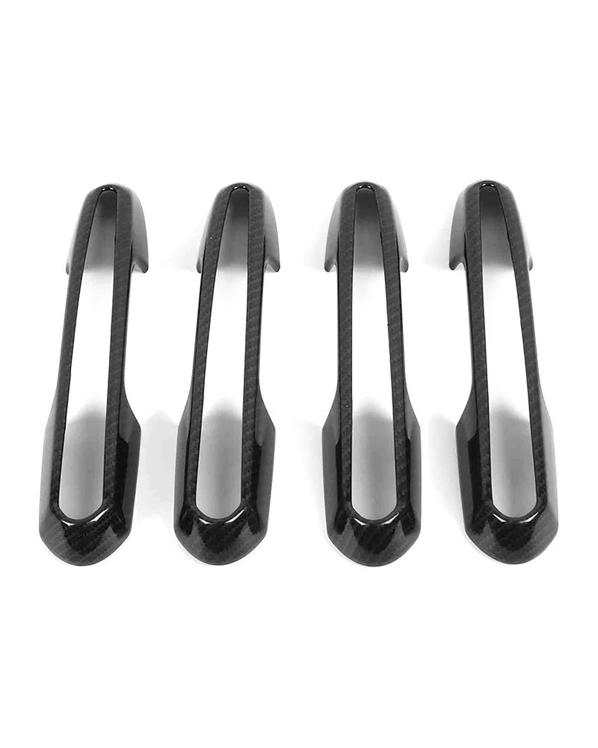 Door Handle Cover Kratzschutzset Für Türgriff Und Schale Toyota Wildlander 2020-2024 Trim Protection(Hollow dual smart-Carbon Fiber*4) von SDZPLM