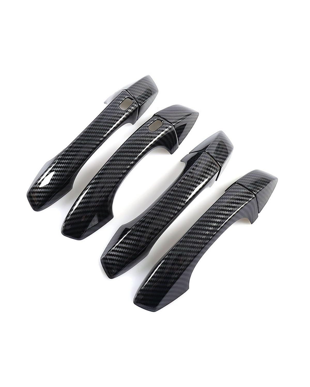 Door Handle Cover Kratzschutzset für Türgriff und Schale ohne Loch T-ROC A1 2016-2022 Trim Protection(2 smart Carbon Fiber) von SDZPLM