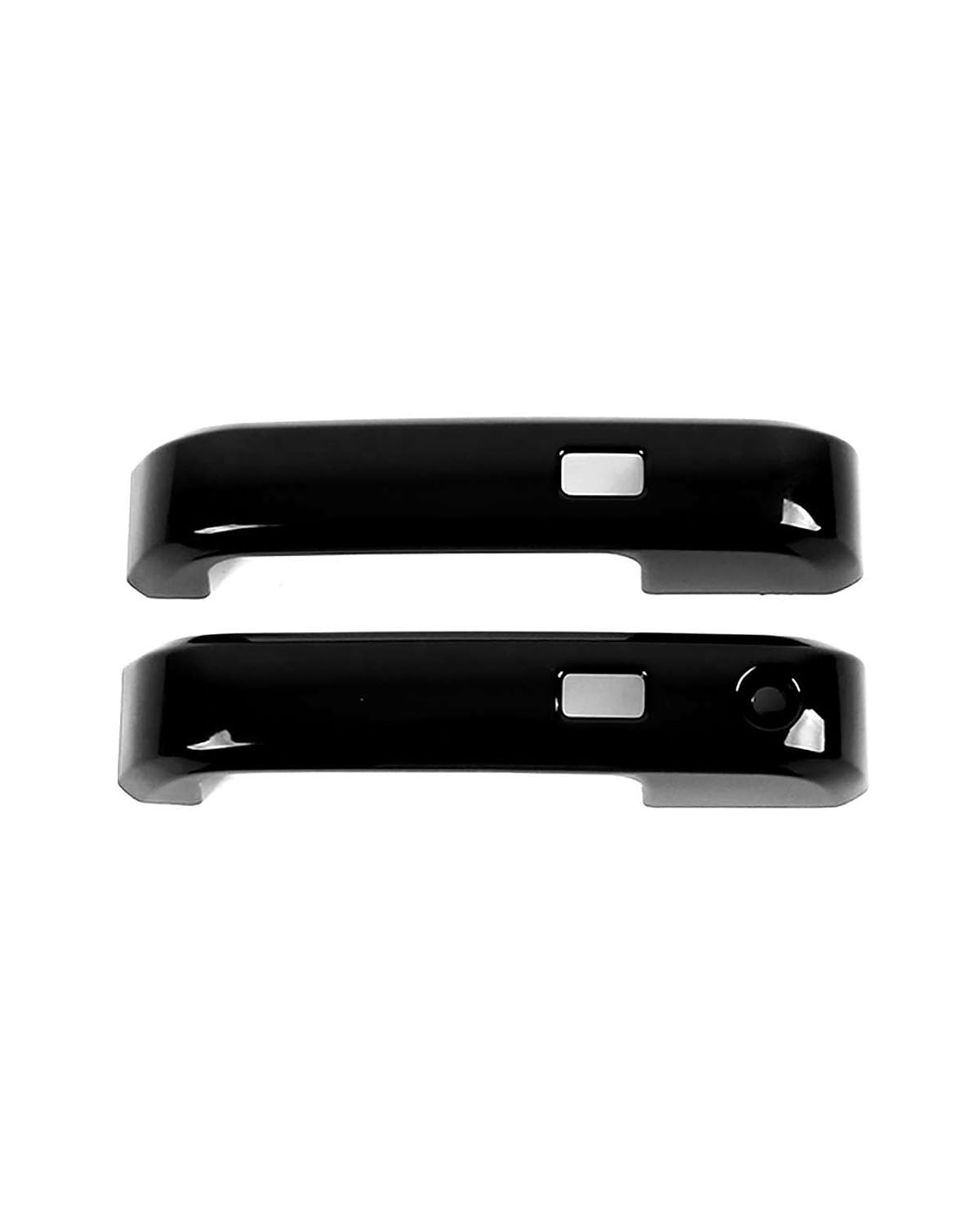 FÜR Ford F150 2015-2020 1-Loch Smart-Doppeltürgriffschale Kratzschutz Dekorabdeckung Mit Montagesatz Auto Zubehör(2 Doors Bright Black) von SDZPLM