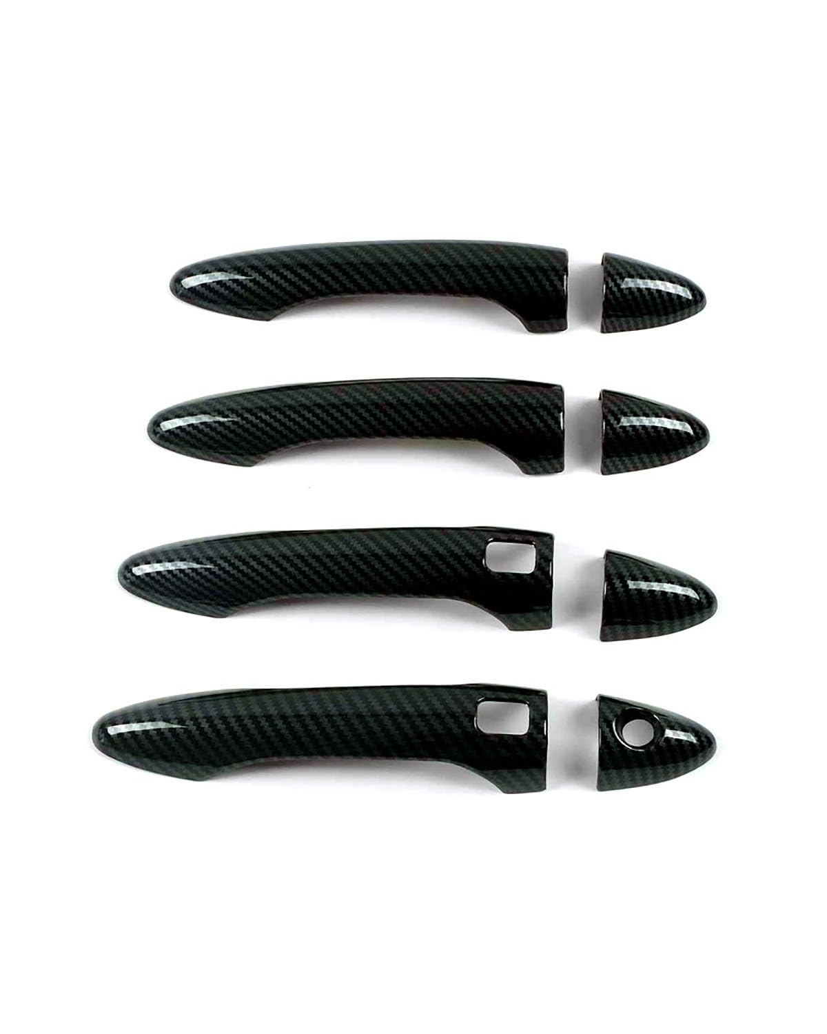 FÜR Kia K3 2012-2016 Einloch-Doppelt Intelligente Chromleiste Türgriffabdeckung Kratzfester Schutz für modifizierte Griffmulden(Carbon Fiber Pattern) von SDZPLM