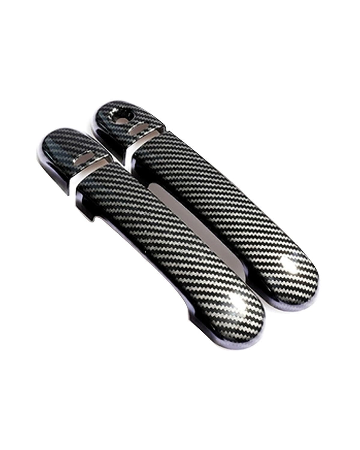 FÜR Micra March K12 2003-2010 Einloch-Doppel-Smart-Türgriff ABS Kunststoff Kratzfeste Schutzaccessoires(2 Doors Carbon Fiber Pattern) von SDZPLM