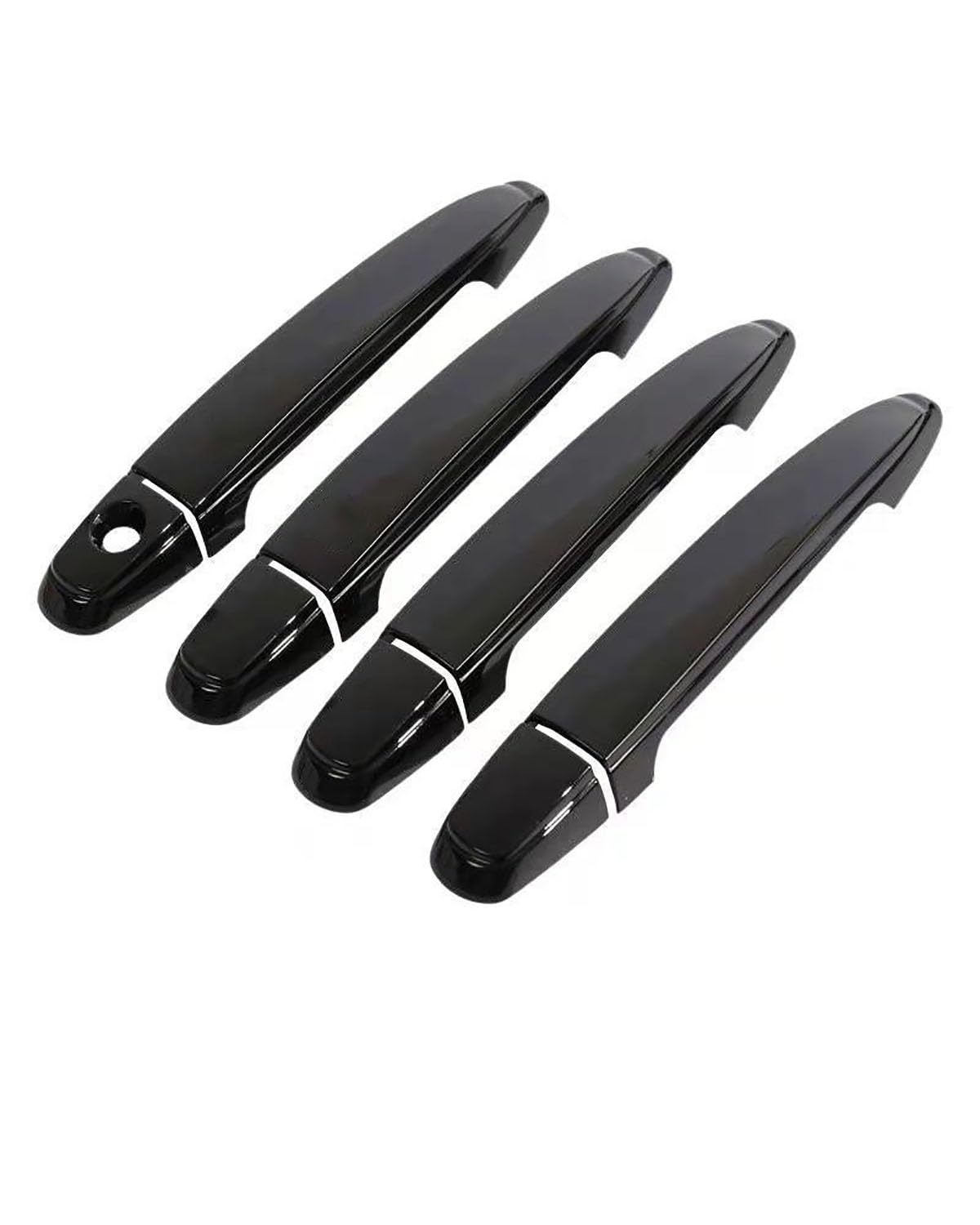 FÜR Subaru Legacy BM BR B14 2010-2015 Einloch-Türgriffabdeckung ABS Kratzfester Außenschalen-Schutz Zubehör(Bright Black) von SDZPLM