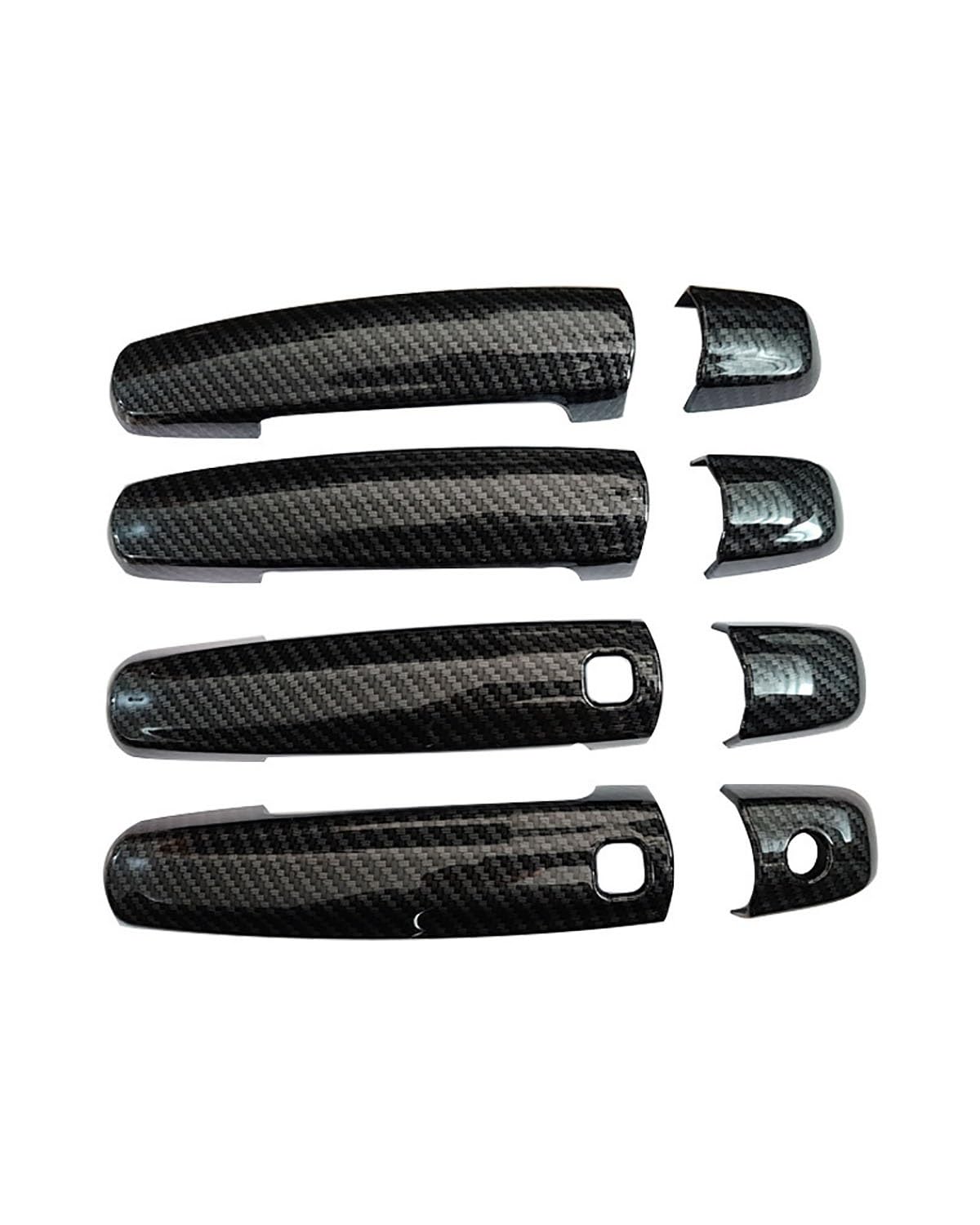 FÜR Suzuki Swift 2005-2017 1-Loch Smart-Doppeltürgriffabdeckung & Schalenrahmen Kratzschutzfolie Mit Montagesatz(Carbon Fiber Pattern A) von SDZPLM