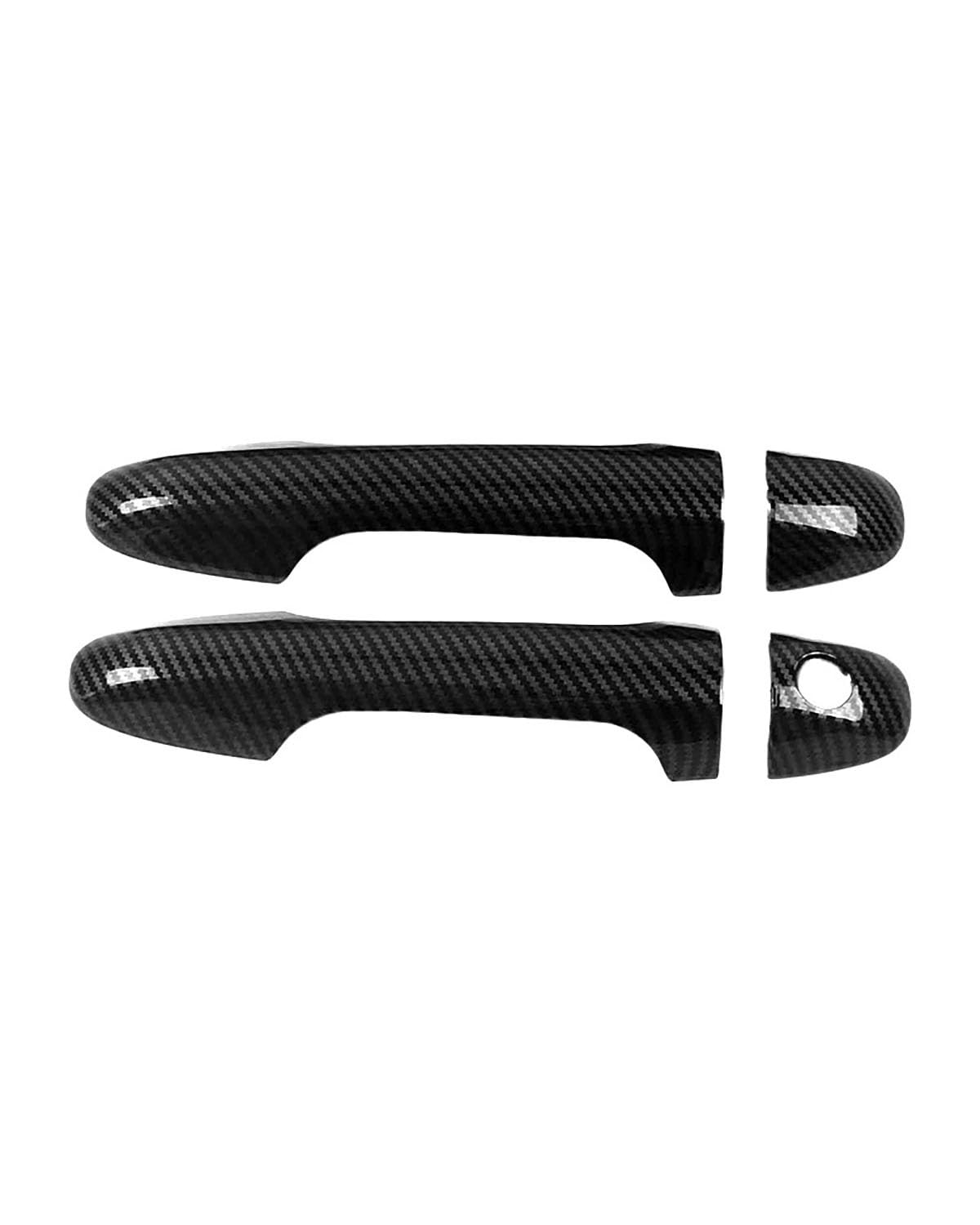 FÜR Toyota Fortuner AN160 2016-2022 Einloch-Außentürgriffabdeckung Kratzfester Schutz für Griffmulde und Zierleiste(2 Doors Carbon Fiber Pattern) von SDZPLM